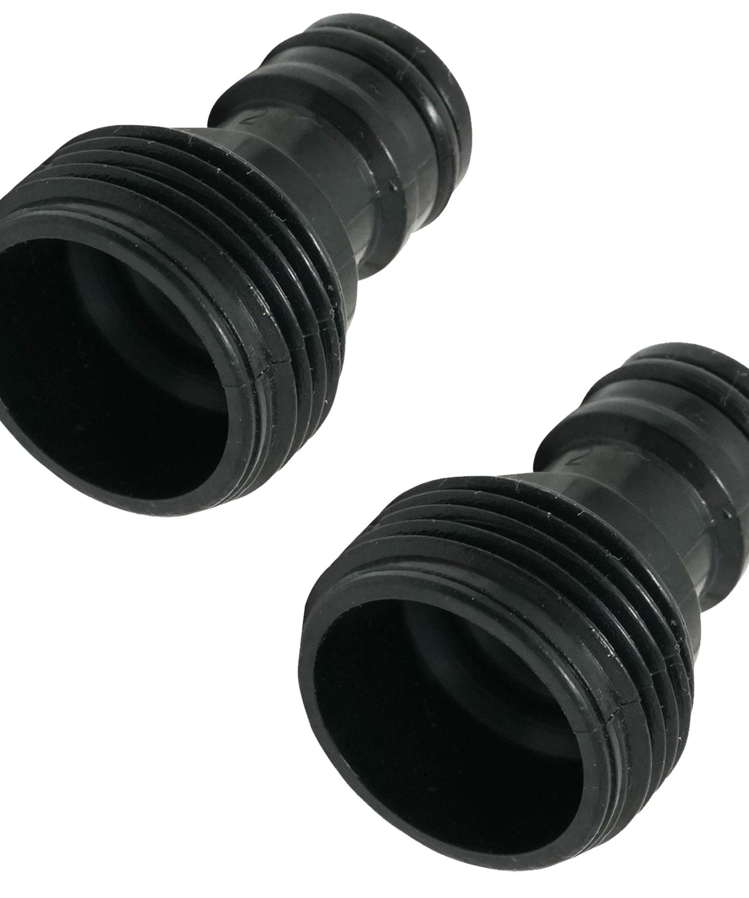 2X Plastic Tap Adaptor Garden Water Hose Pipe Connector Screw 3/4" BSP Fitting By Dapetz
