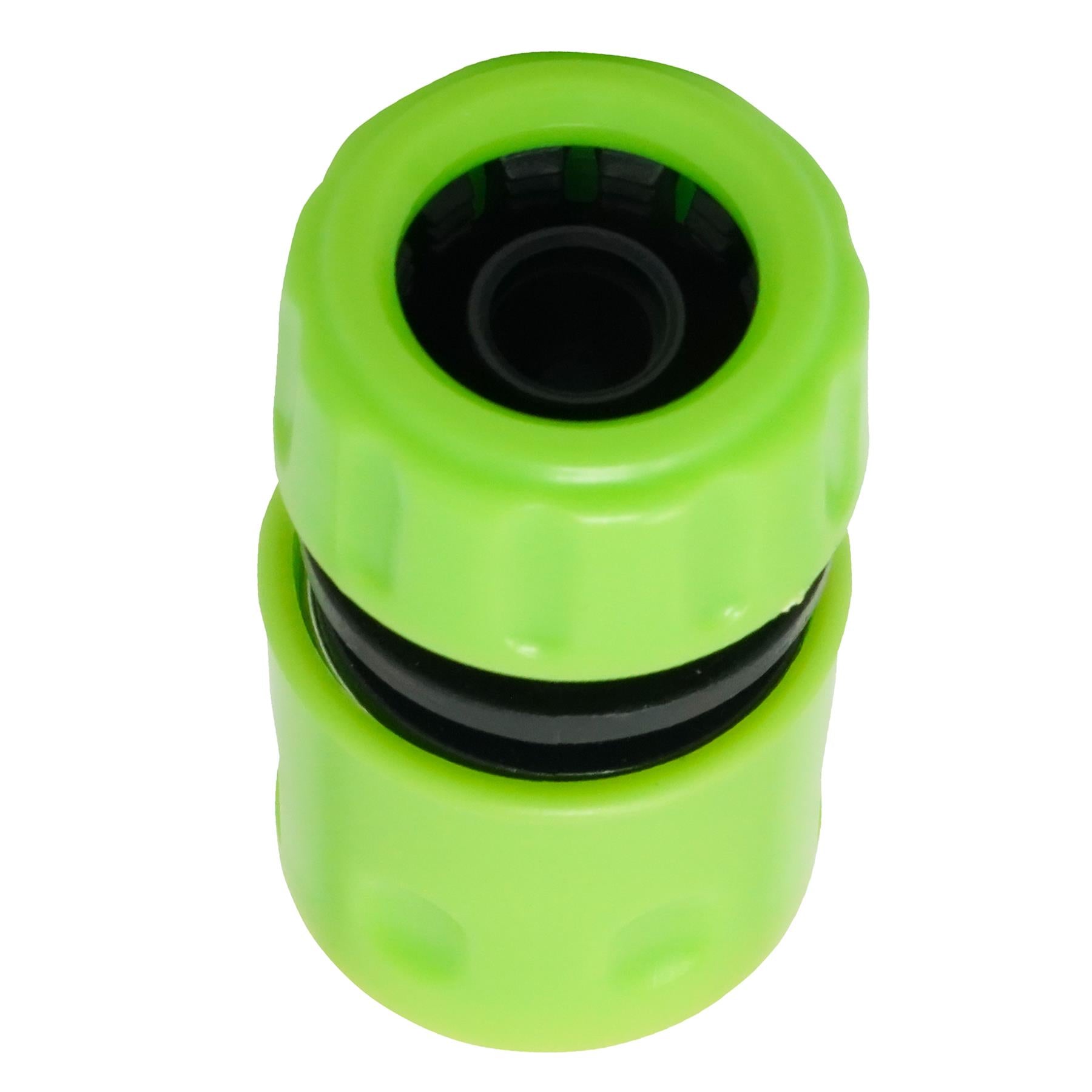 4PC Garden Hose Pipe Fitting Set Adaptor Waterstop 2-Way Connectors 1/2", 3/4" By Dapetz