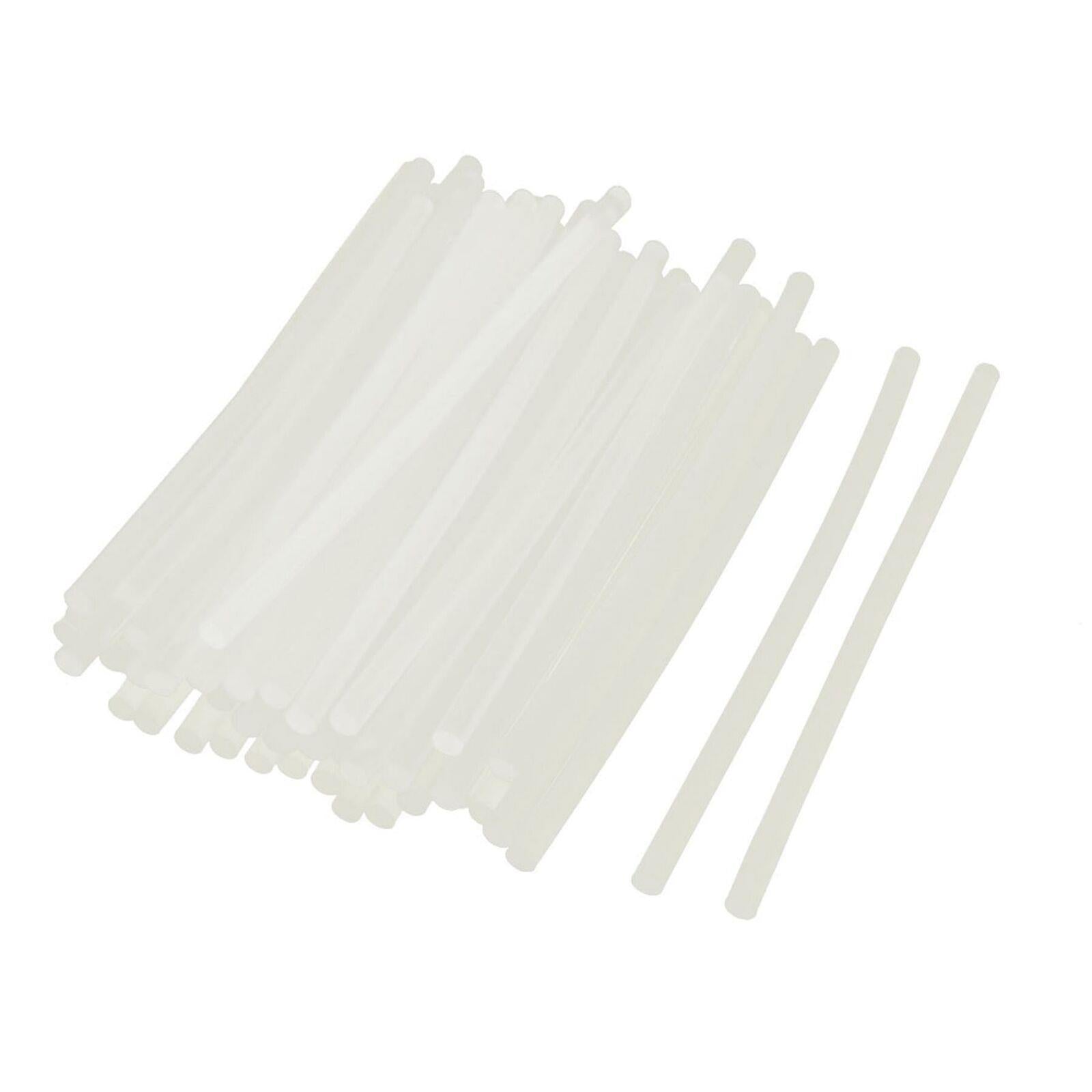 Hot Melt Glue Gun Sticks 7mm x 200mm – Clear Adhesive for Mini Craft Glue Guns (50pcs) By Dapetz