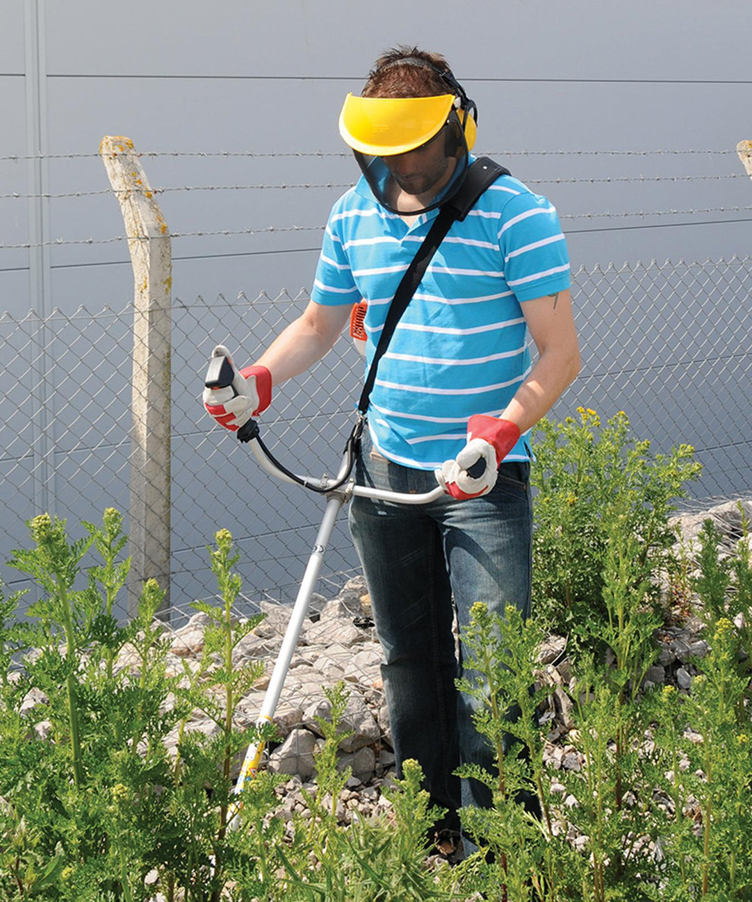 Padded Shoulder Harness Strap Garden Brush Cutter Trimmer Strimmer Adjustable By Dapetz