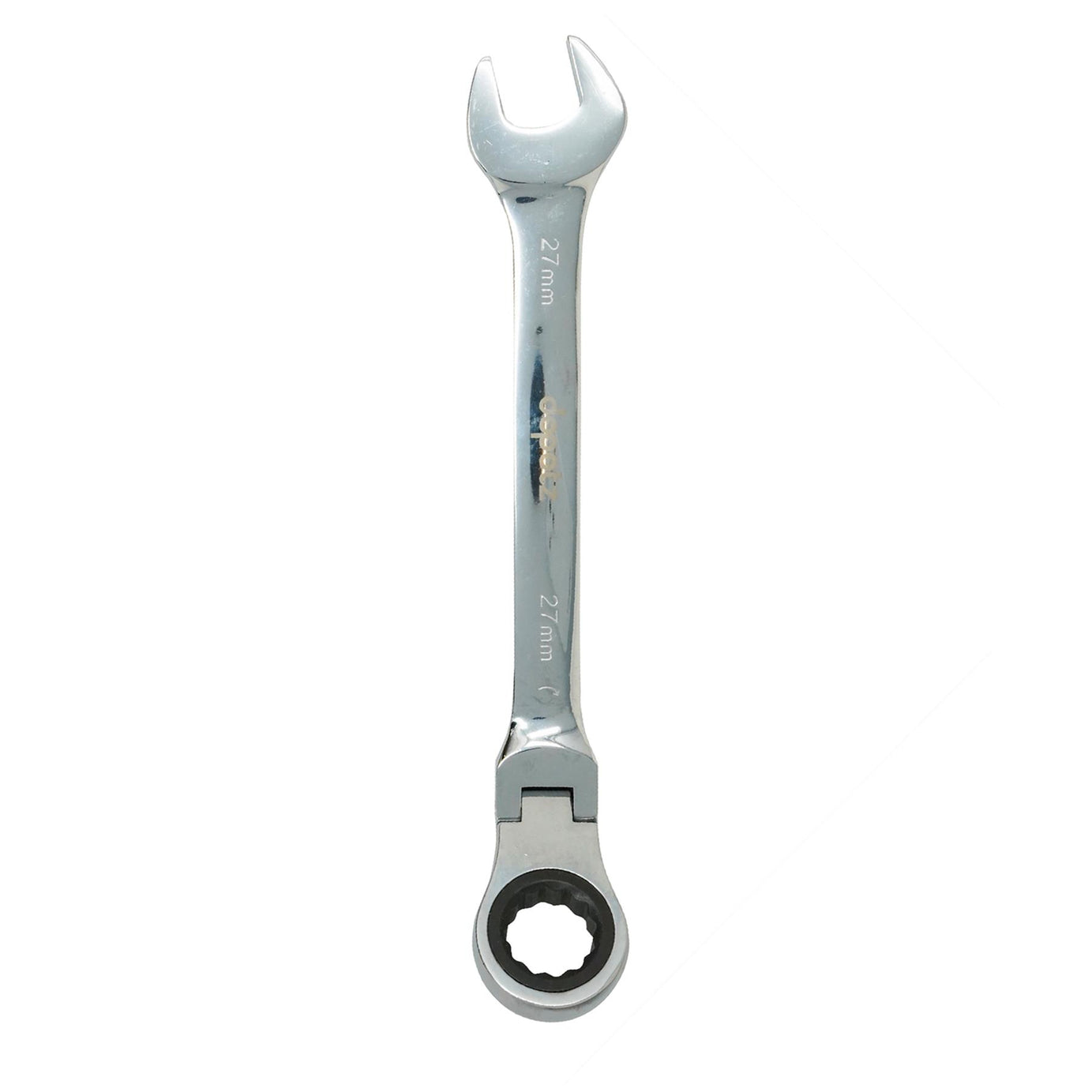 27mm Flexible Head Ratchet Metric Spanner Open End & Ring Guaranteed