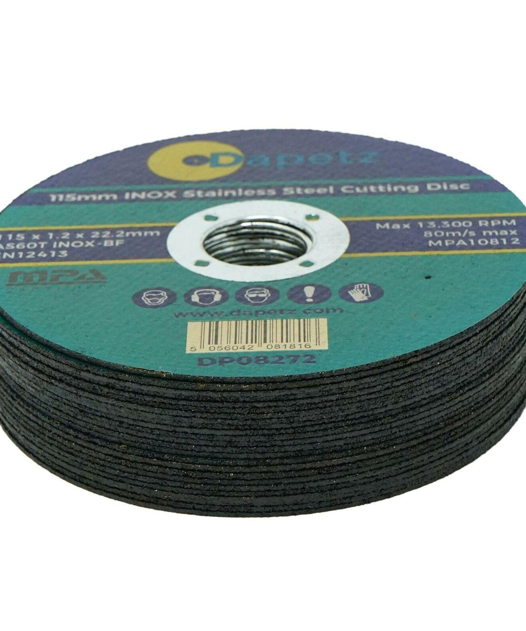 Cutting Blade/ Metal Cutting Disc For Angle Grinder 100 Pcs 115mm Super Thin 1.2mm by Daptez