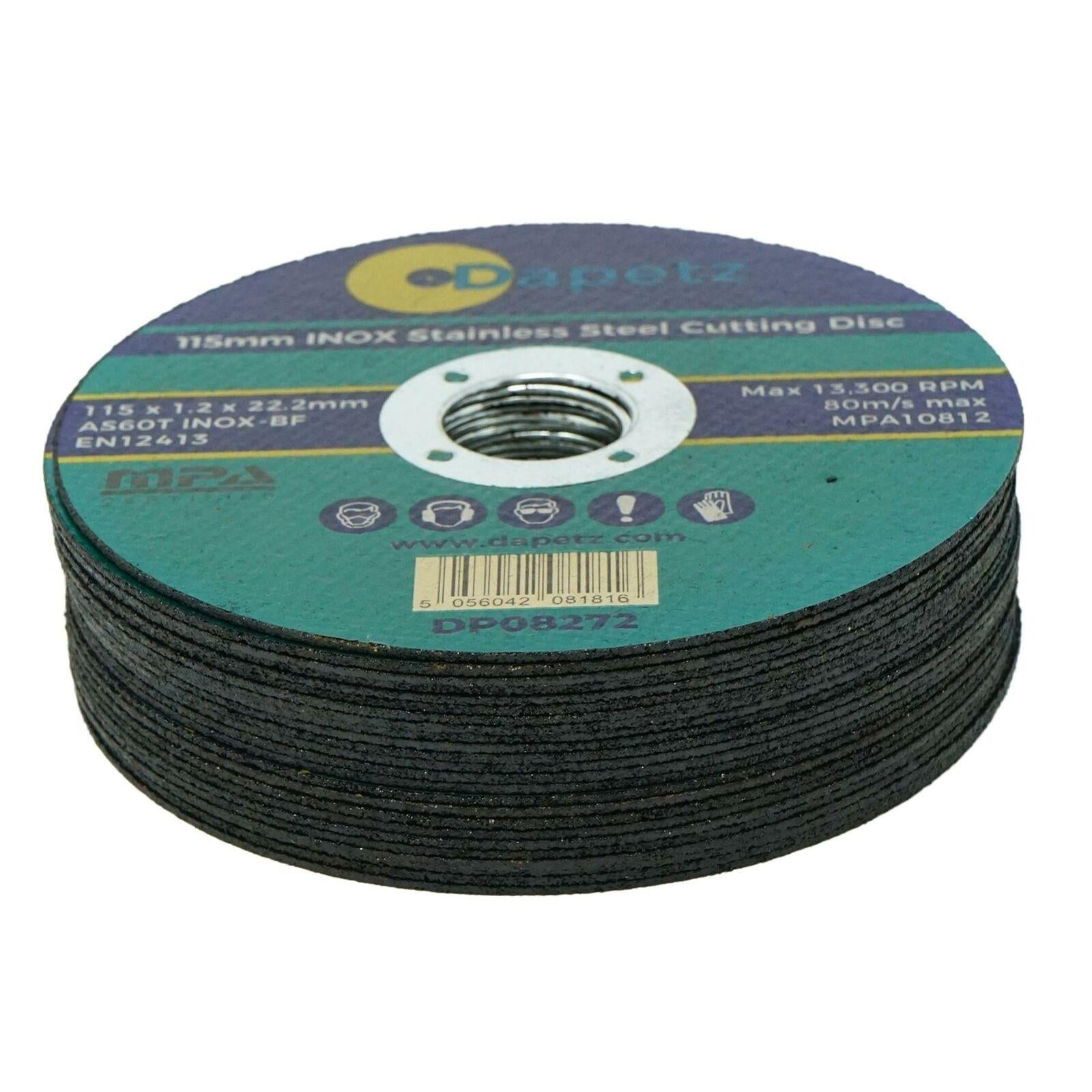 Cutting Blade/ Metal Cutting Disc For Angle Grinder 100 Pcs 115mm Super Thin 1.2mm by Daptez