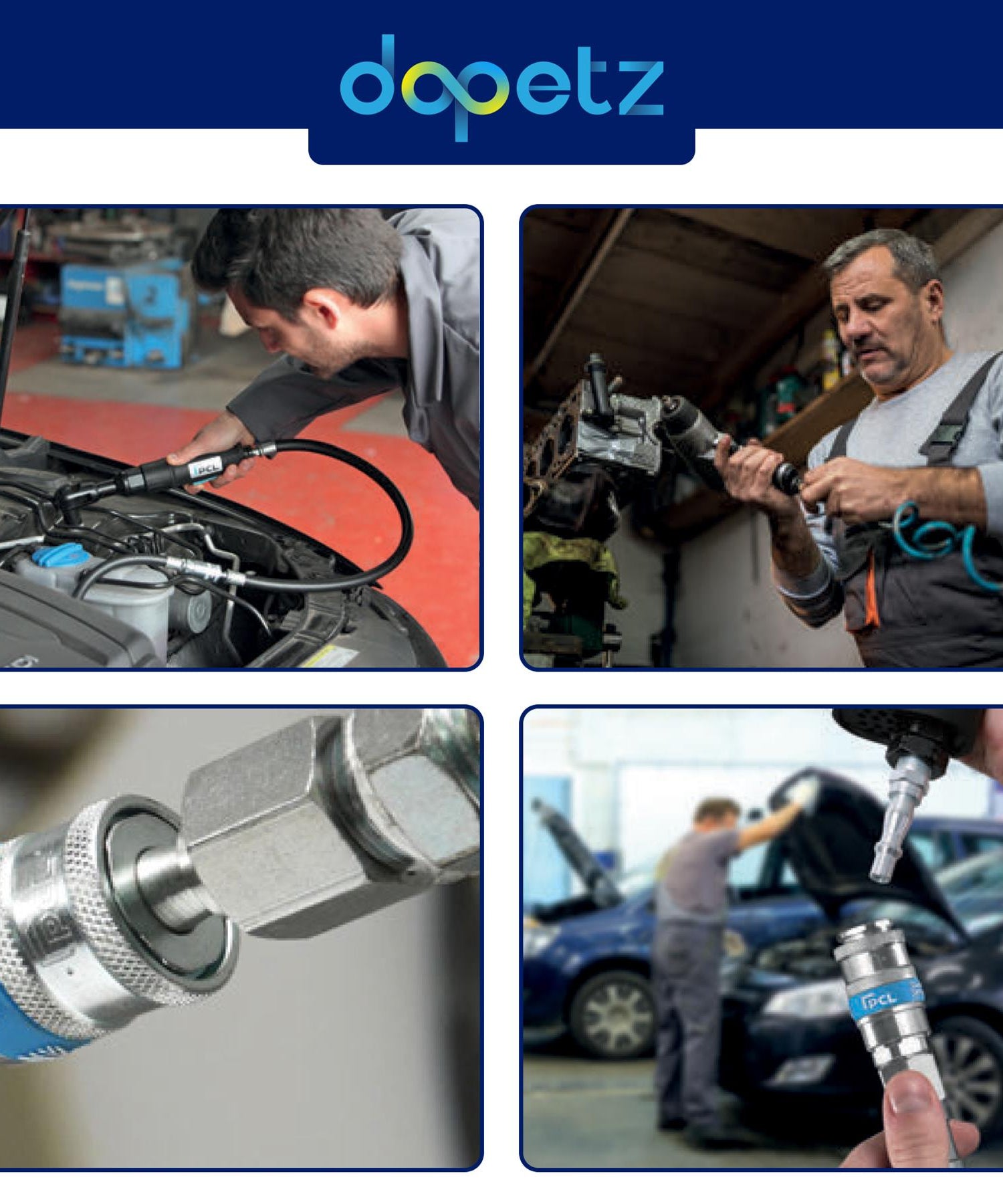 Air Line Hose Fitting Connector Female 1/4" Thread Bayonet For PCL Vertex 10Pcs