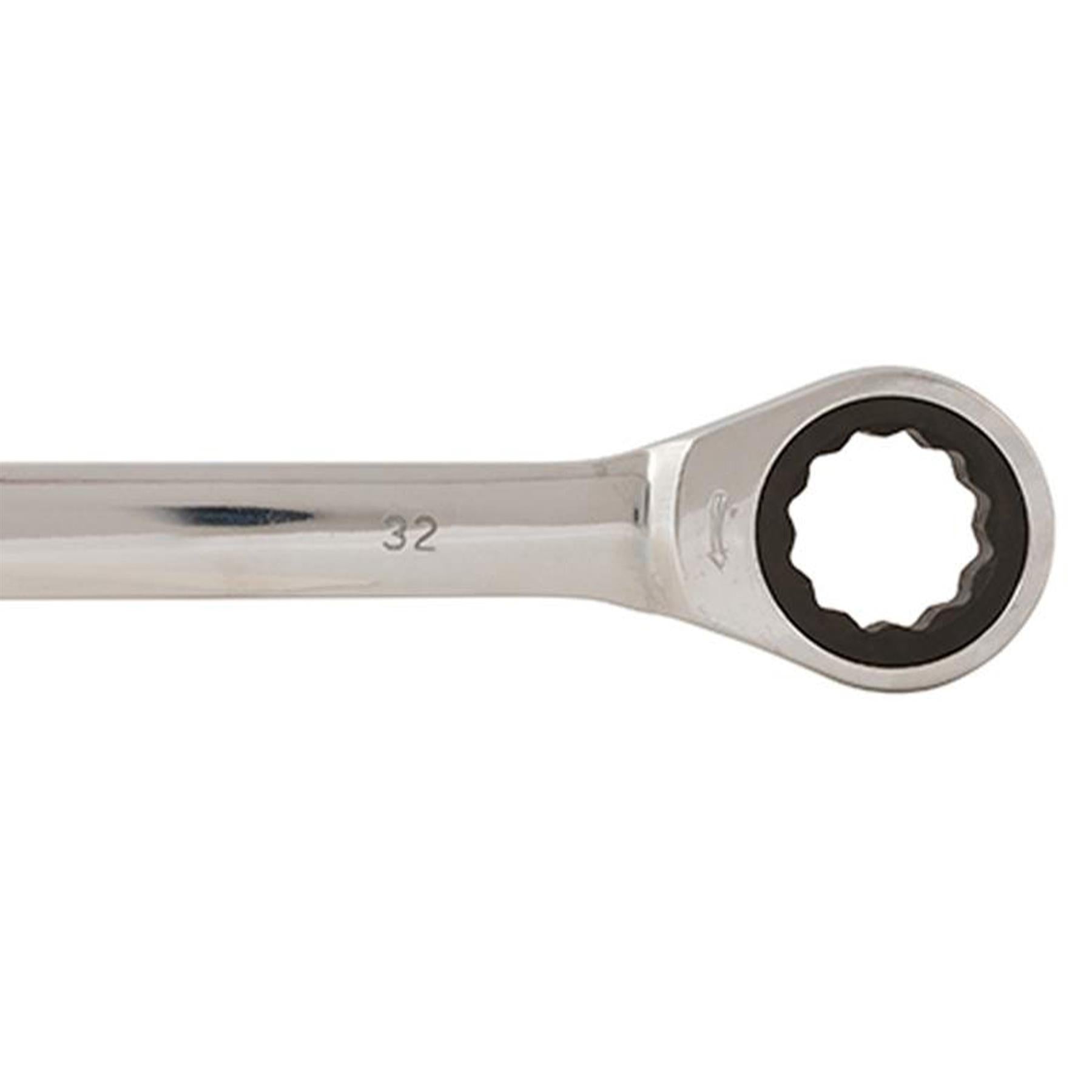Metric Combination Spanner Ratchet Fixed Head Ratchet 32mm Spanner Steel By Dapetz