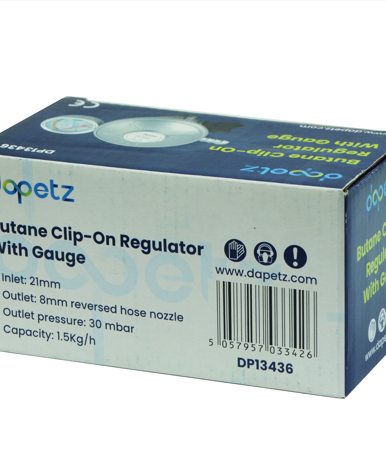 Butane Clip On Gas Regulator Gauge 30 mbar Calor Flogas 21mm Caravan Motorhome