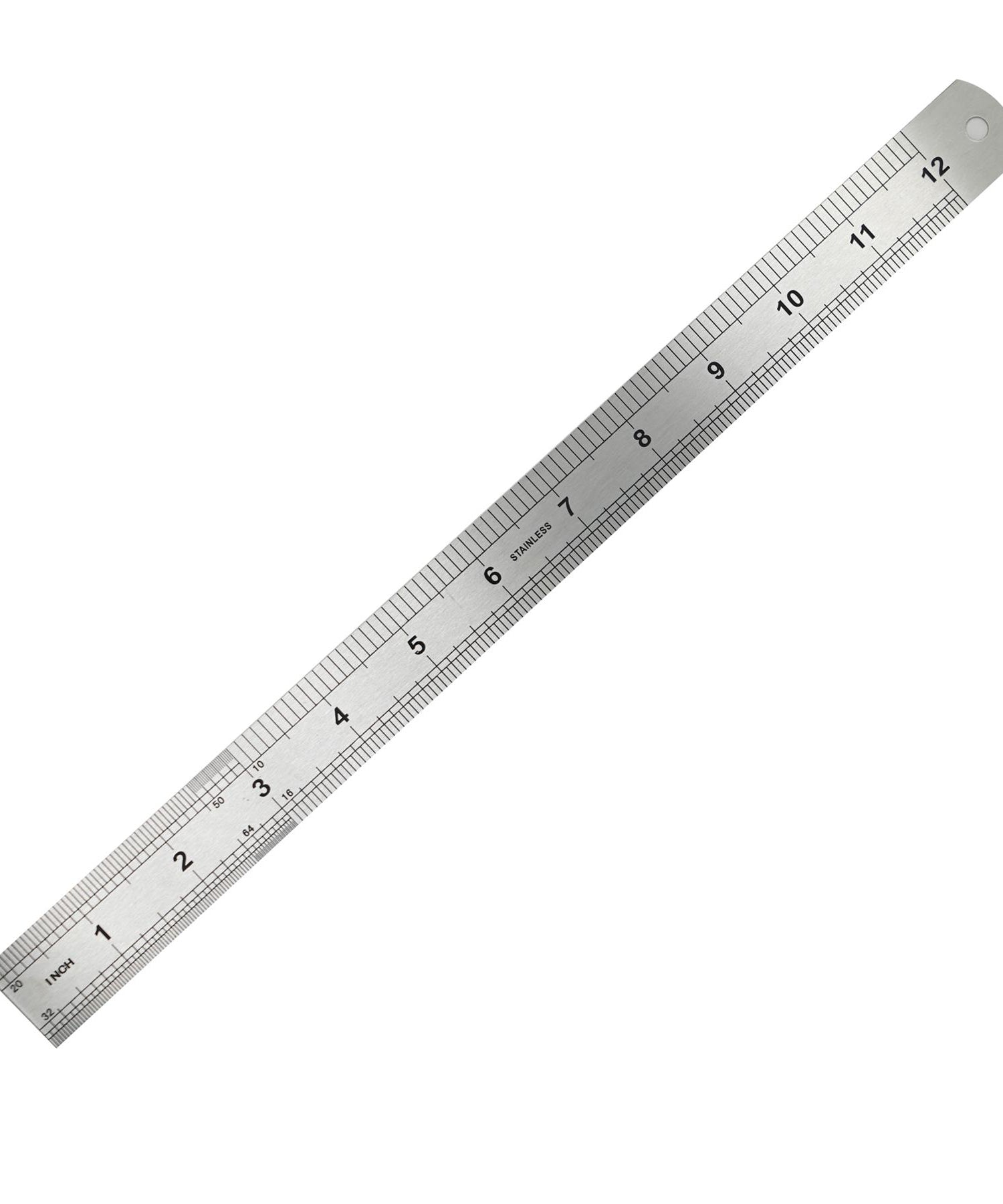 Thick Double Sided Metal Ruler Stainless Steel - 30cm/ 12"/15cm/ 6" & 20cm/ 8" By Dapetz