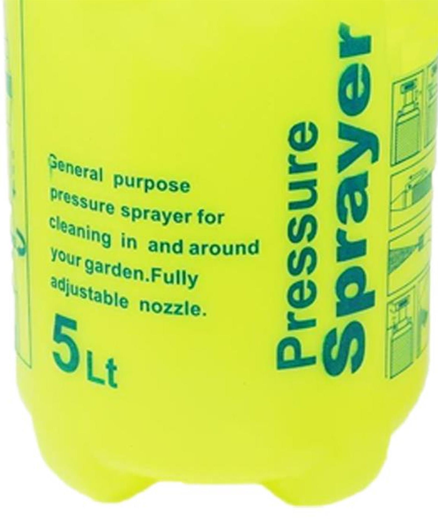 Garden Pressure Sprayer 5L Knapsack Chemical Weed Killer Fence Water Bottle Pump