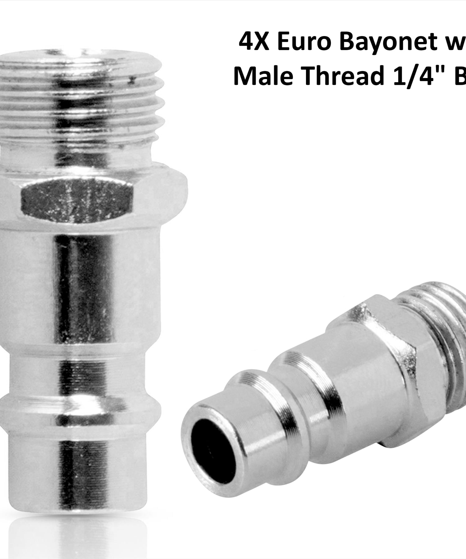 Euro Air Line Fitting Hose Connector Male Female Quick Release 1/4" BSP 10PC Set
