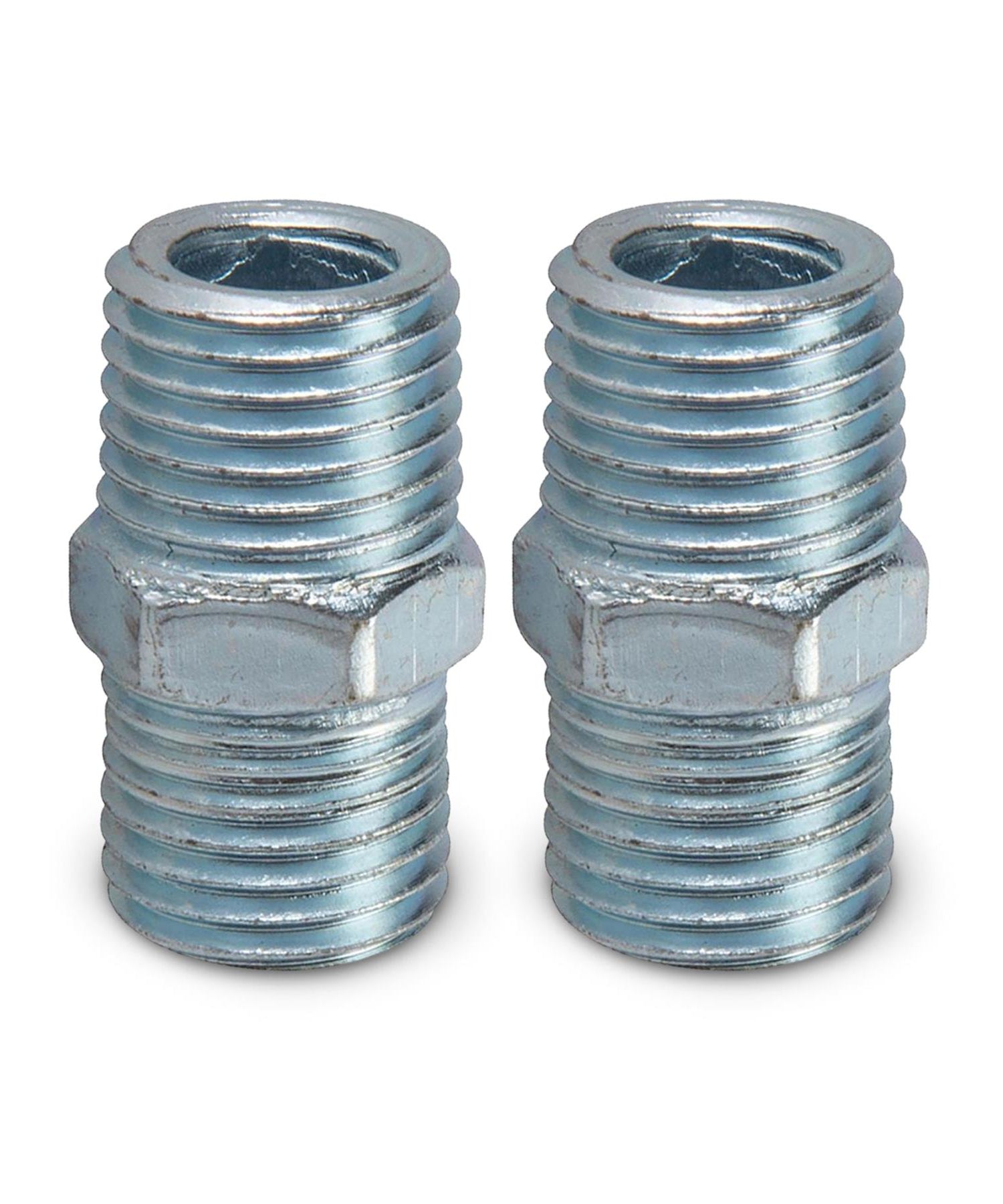 2 Equal Union Connector 1/4" Double Male Adaptor Airline Compressor Hose Fitting