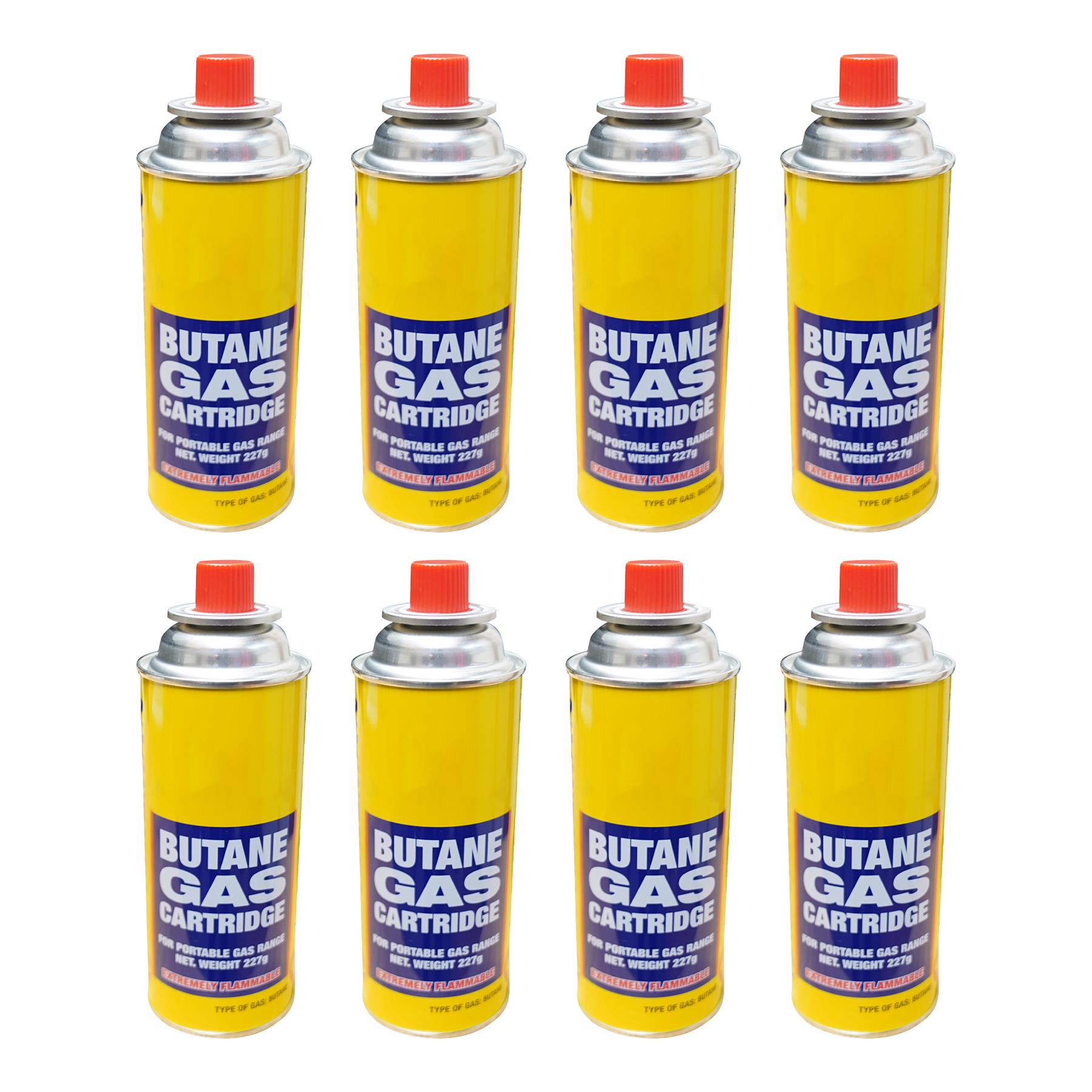 Butane Wand Blowtorch For Weed Gas Burner Torch with Adjustable Flame Weeds Killer Burner Flame Thrower With 8 Gas Refills Canisters with adaptor Converts Fuel Canister Head for Long Gas Tank