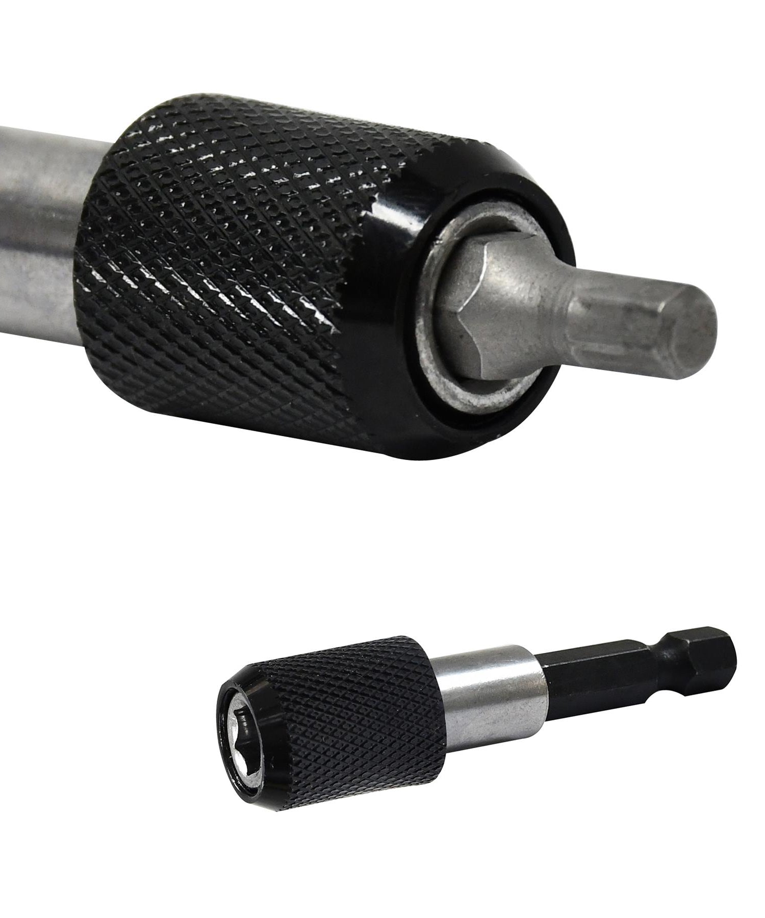 2 x Magnetic Drywall Screw Bit Holder 1/4inch Hex Shank Drill Screw 60mm Length By Dapetz