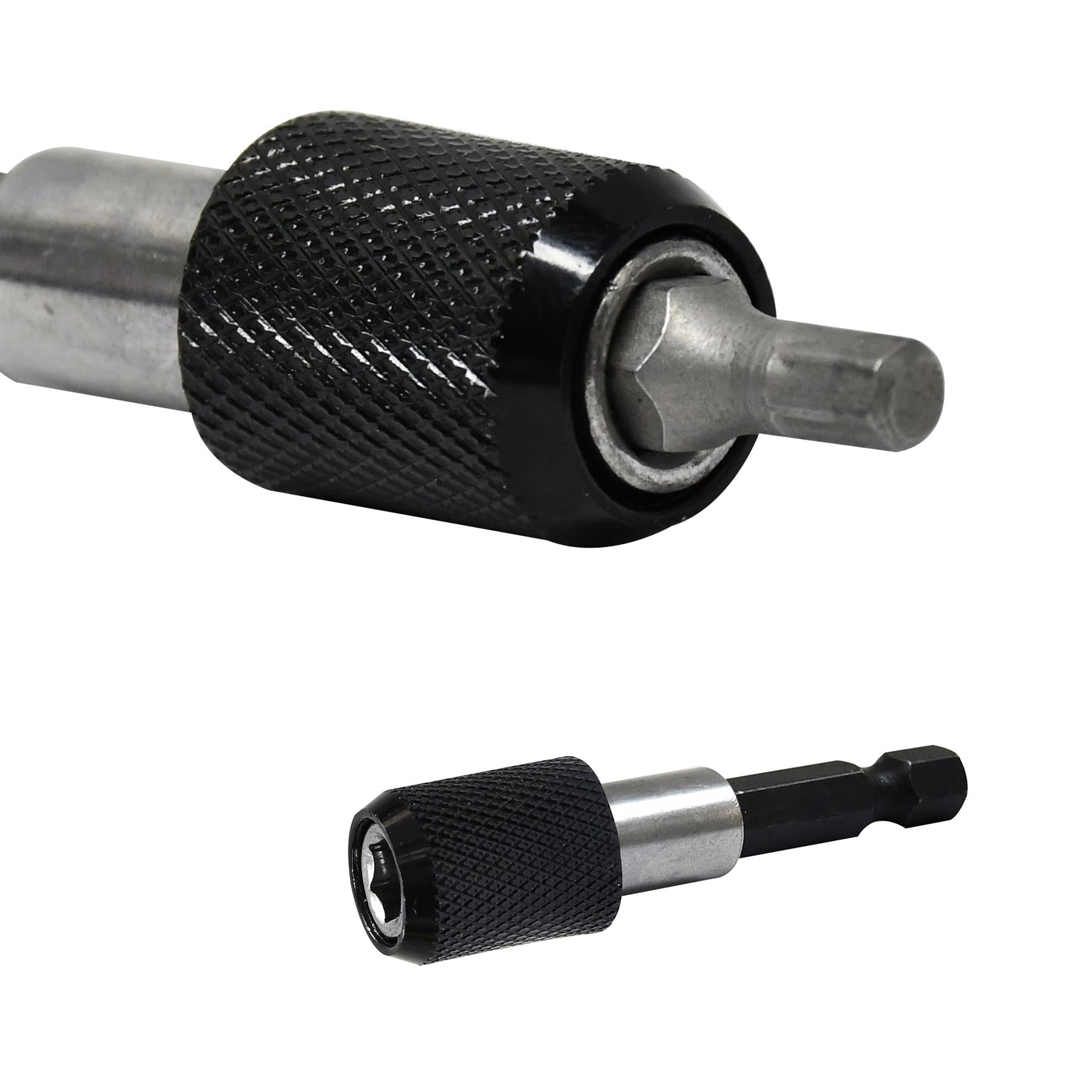 2 x Magnetic Drywall Screw Bit Holder 1/4inch Hex Shank Drill Screw 60mm Length By Dapetz