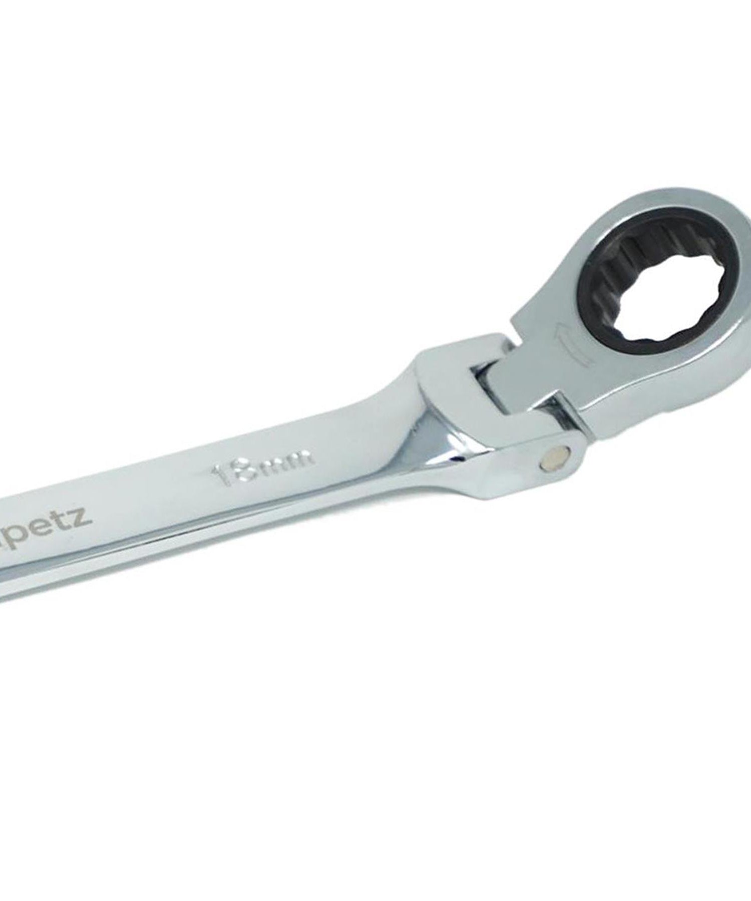 18mm Flexible Head Ratchet Metric Spanner Open End & Ring Guaranteed
