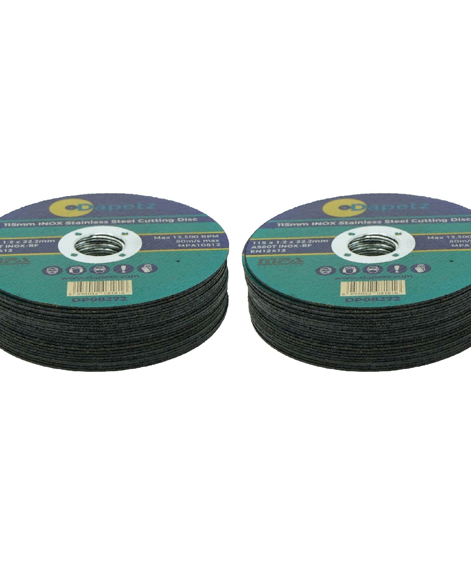 Cutting Blade Metal Disc For Angle Grinder 50 Pcs 115mm Super Thin 1.2mm by Daptez