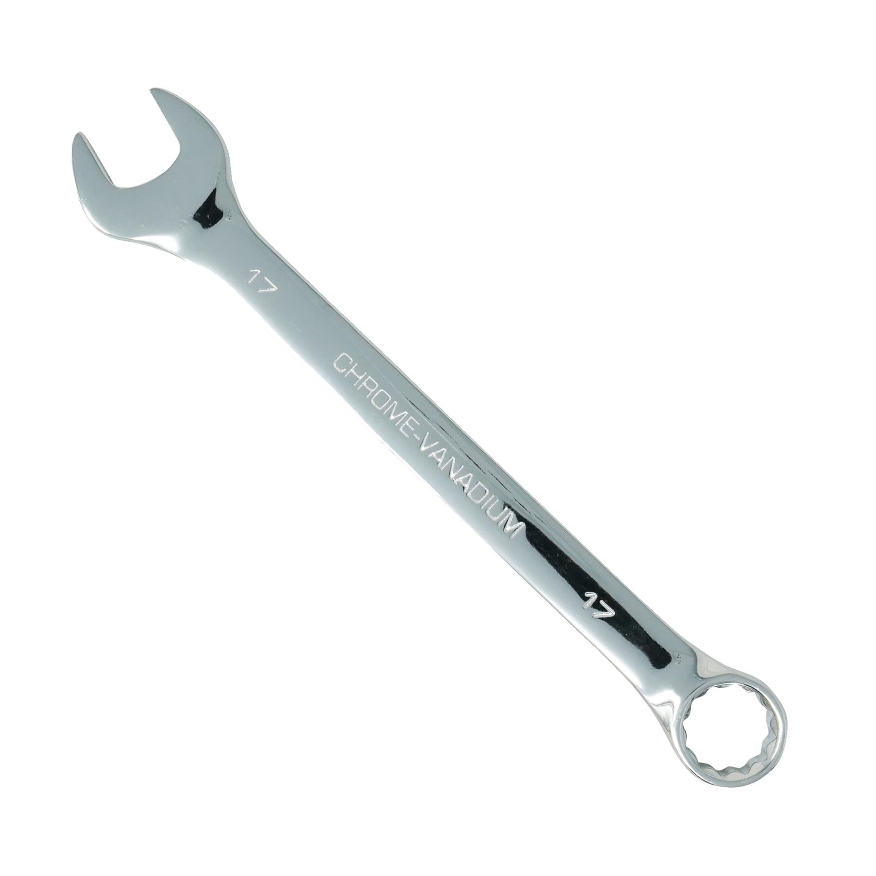 Combination Open Ring Spanner Chrome Mechanics Garage Tools 17mm by Daptez