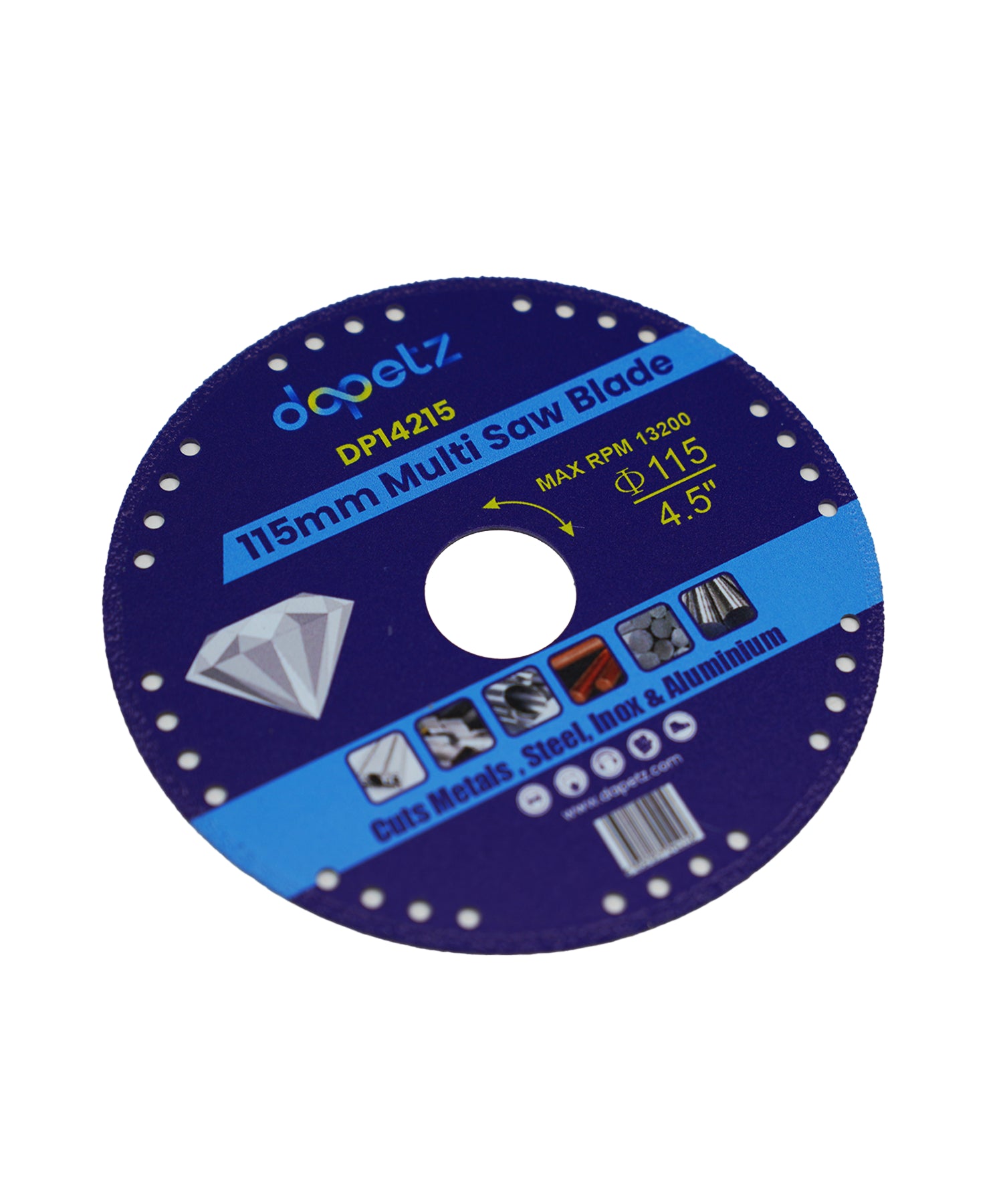 Multi Purpose Saw Metal, Steel Porcelain Cutting Blade Smooth Precise 115mm