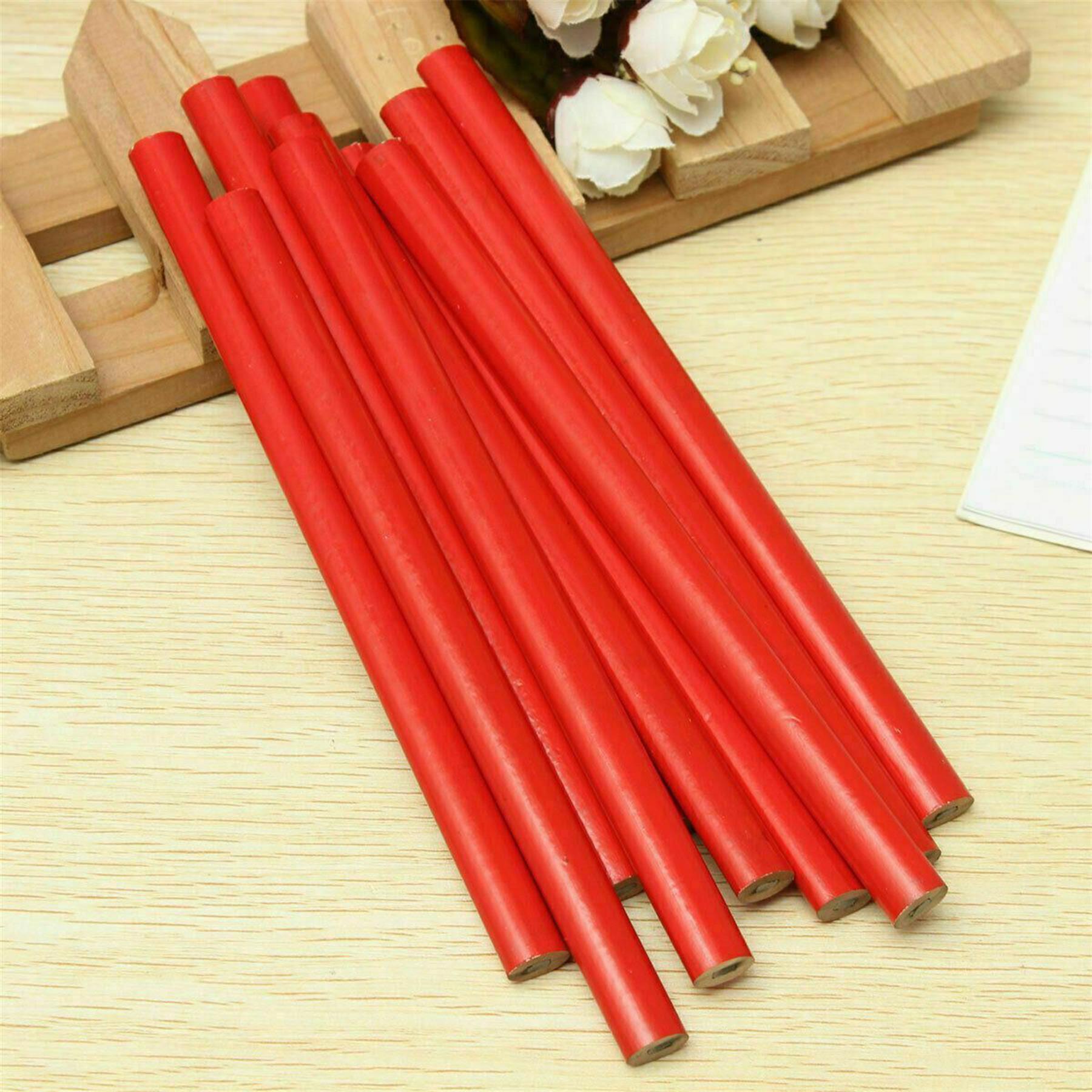 12pcs Carpenters Pencils Joiners Woodwork Builders Soft Lead Wood Marking Pencil By Dapetz