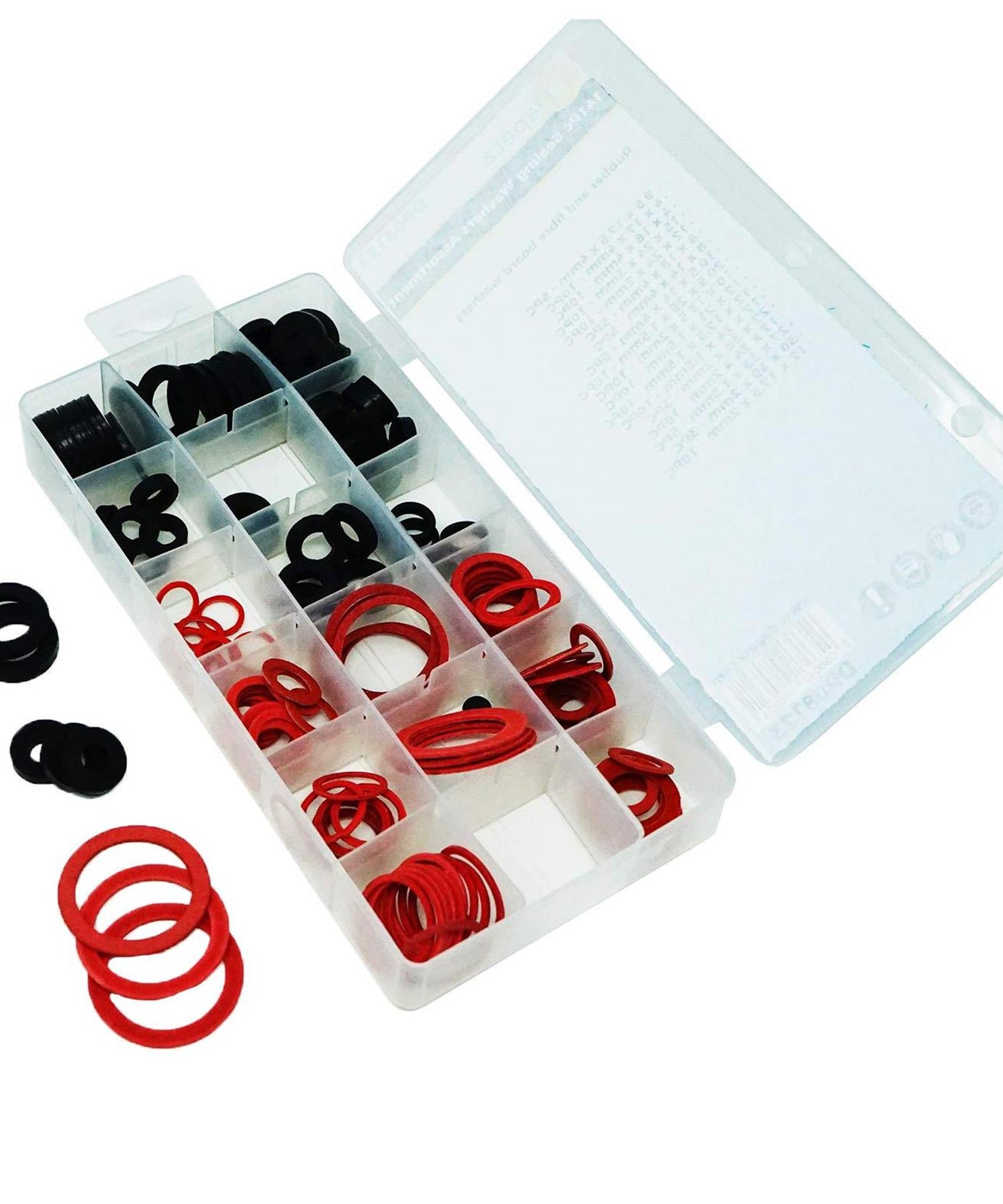 Assortment Box Washers Shower Plumbers 144Pc Dapetz