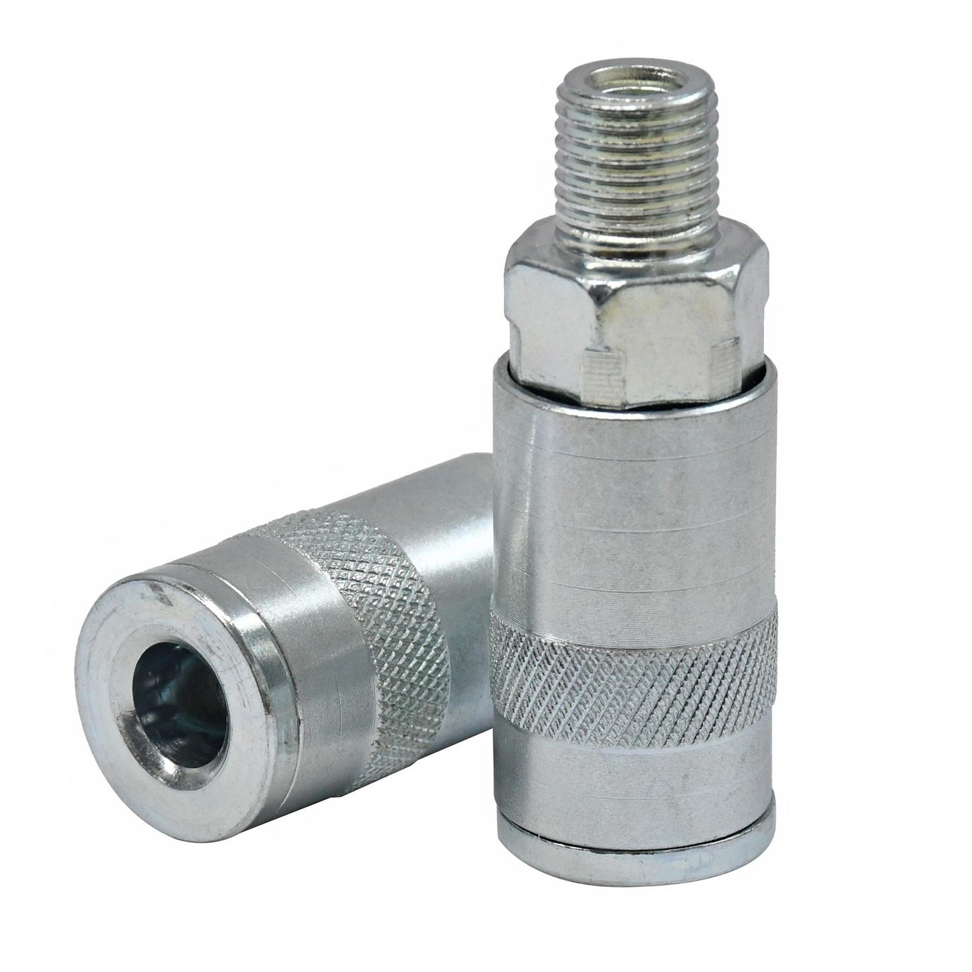 2pcs Euro Air Line Hose Fitting Connector Quick Release 1/4" Bsp Male Thread By Dapetz