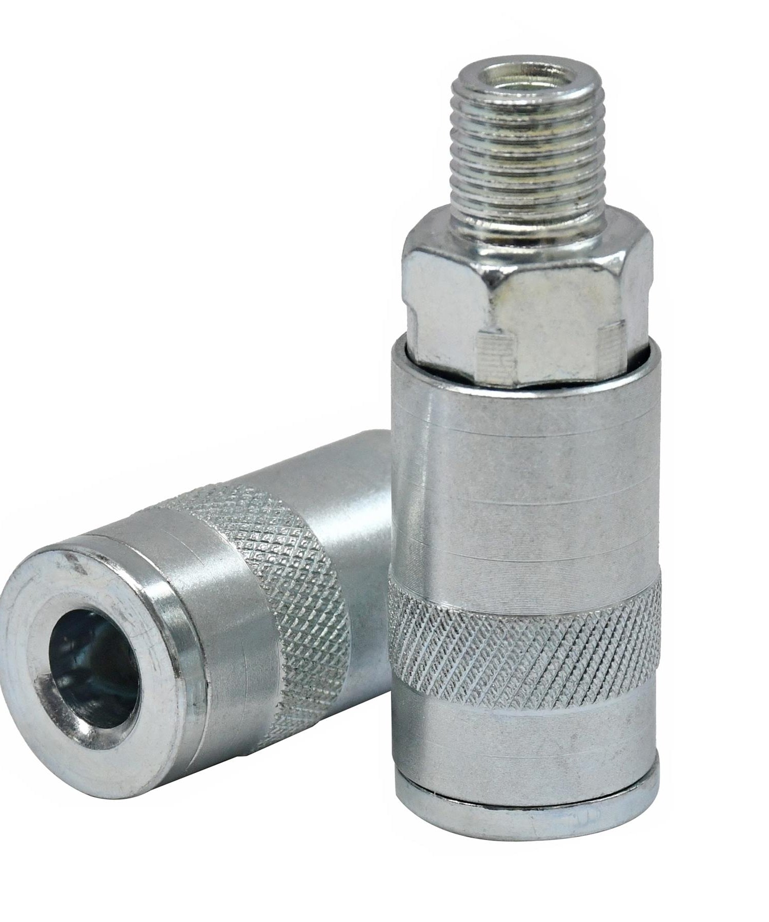 Vertex Air Line Fitting Quick Release Compressor Air Hose 1/4" Male Thread 2PC