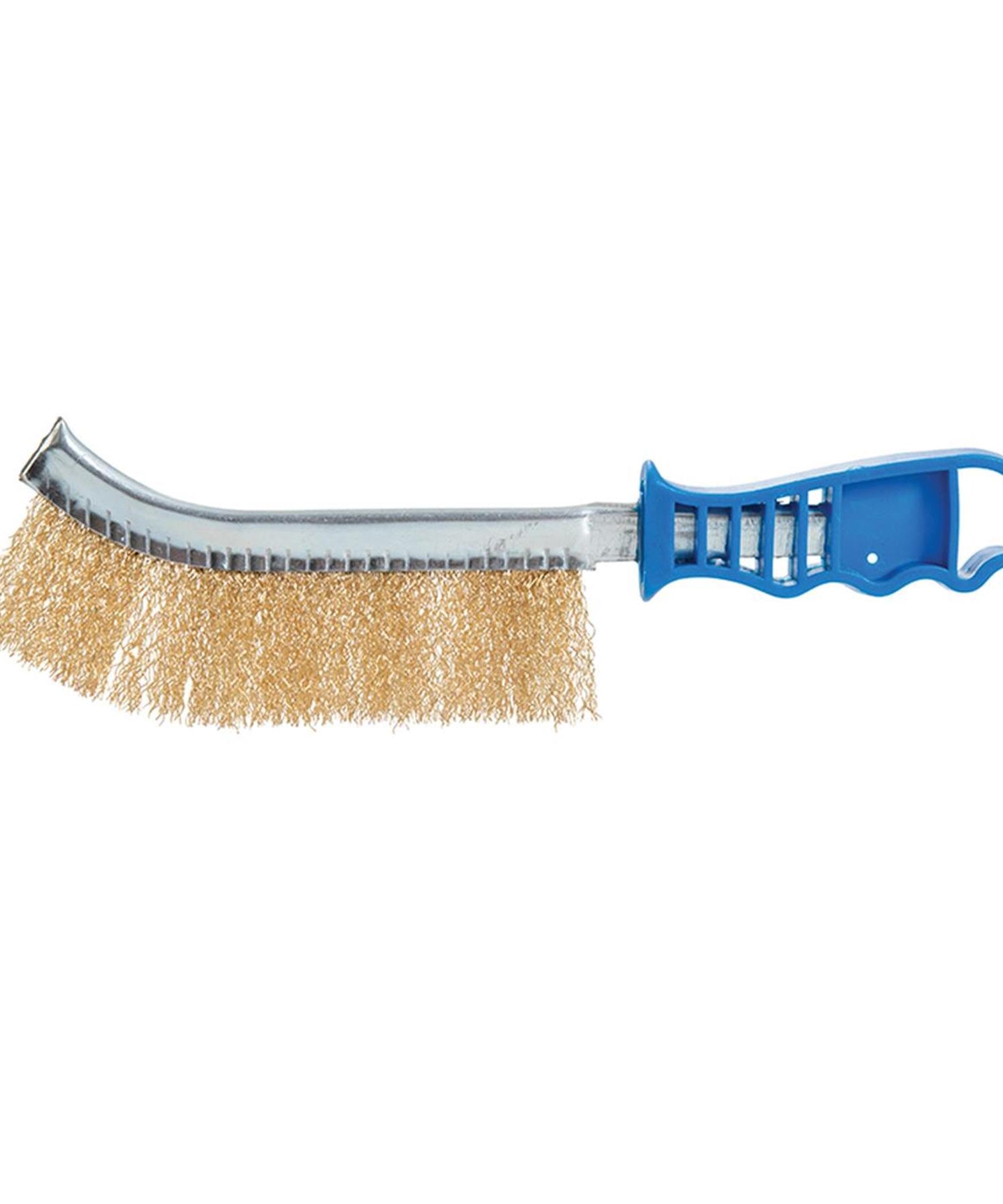 Brass Coated Hand Wire Brush With Plastic Handle . Heavy Duty DIY Tool Paint Rust Remover 35mm by Daptez