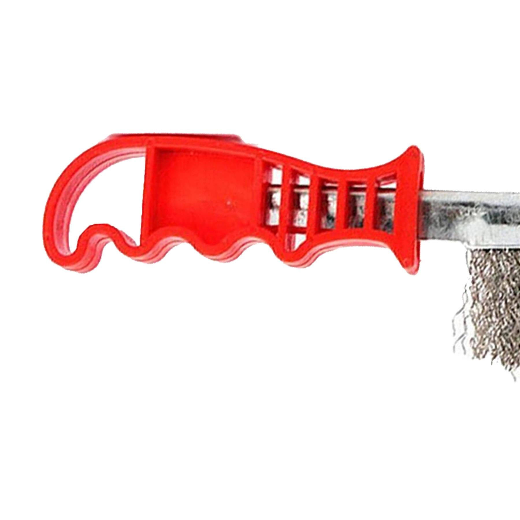 (Pack of 3) Heavy Duty Spid Wire Hand Brush | Stainless Steel Bristles for Rust Removal by Dapetz