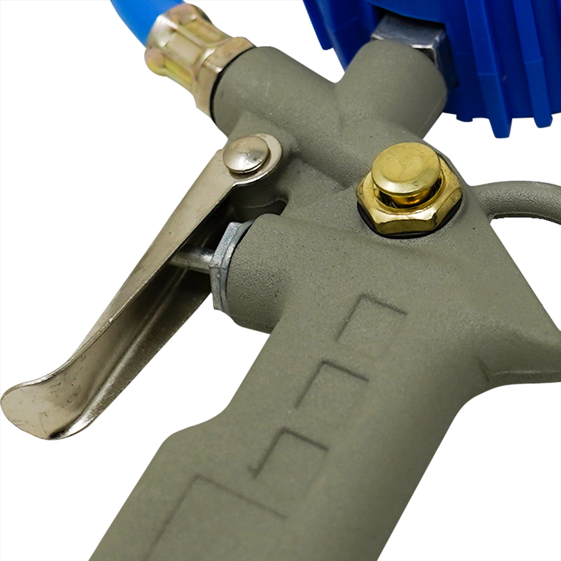 Tyre Air Inflator and Pressure Gauge Gun For Use With Air Compressor Car Van