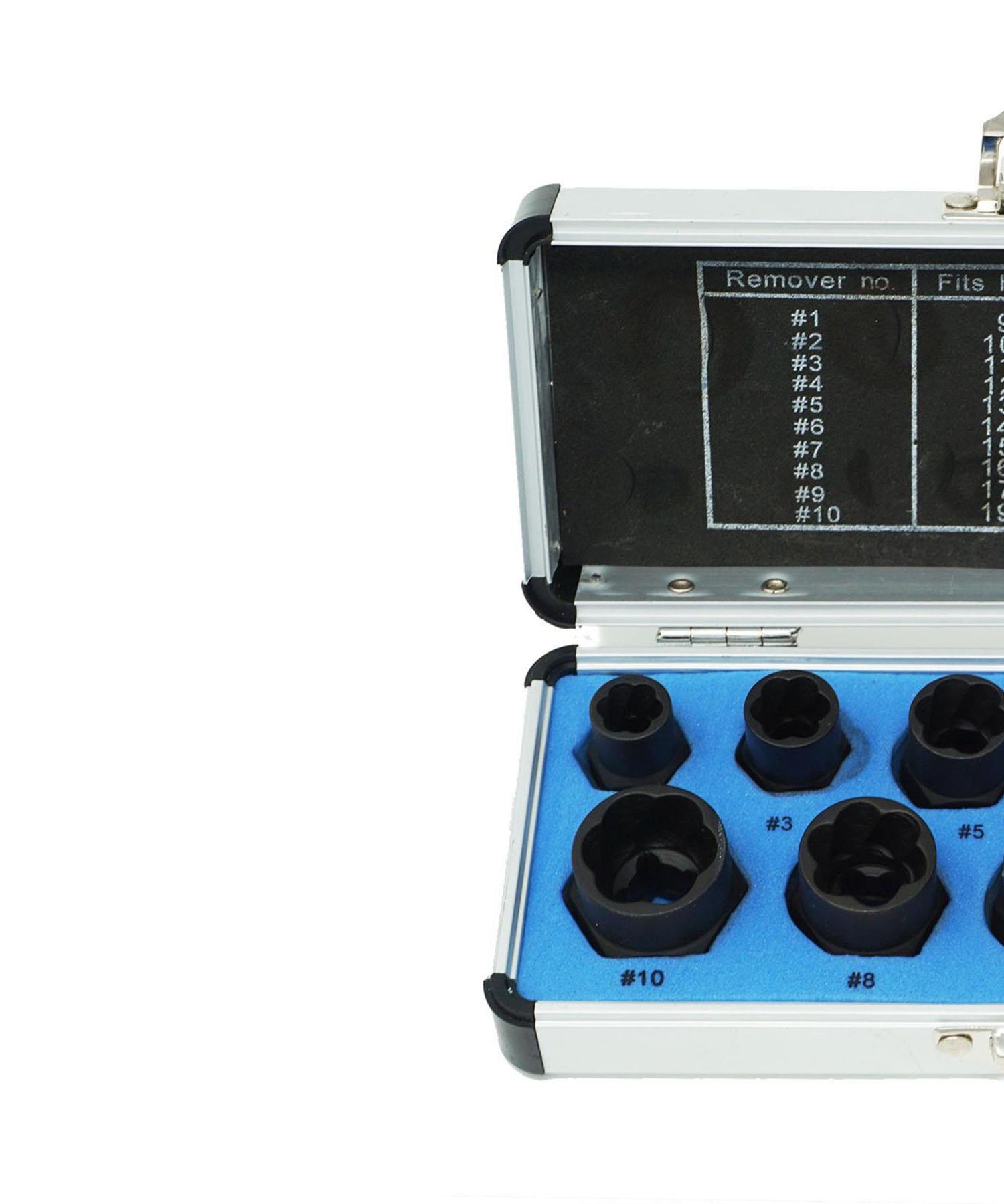 (Pack of 10) Grip & Twist Sockets | Locking Wheel Nut Remover for Damaged & Rounded Bolts by Dapetz