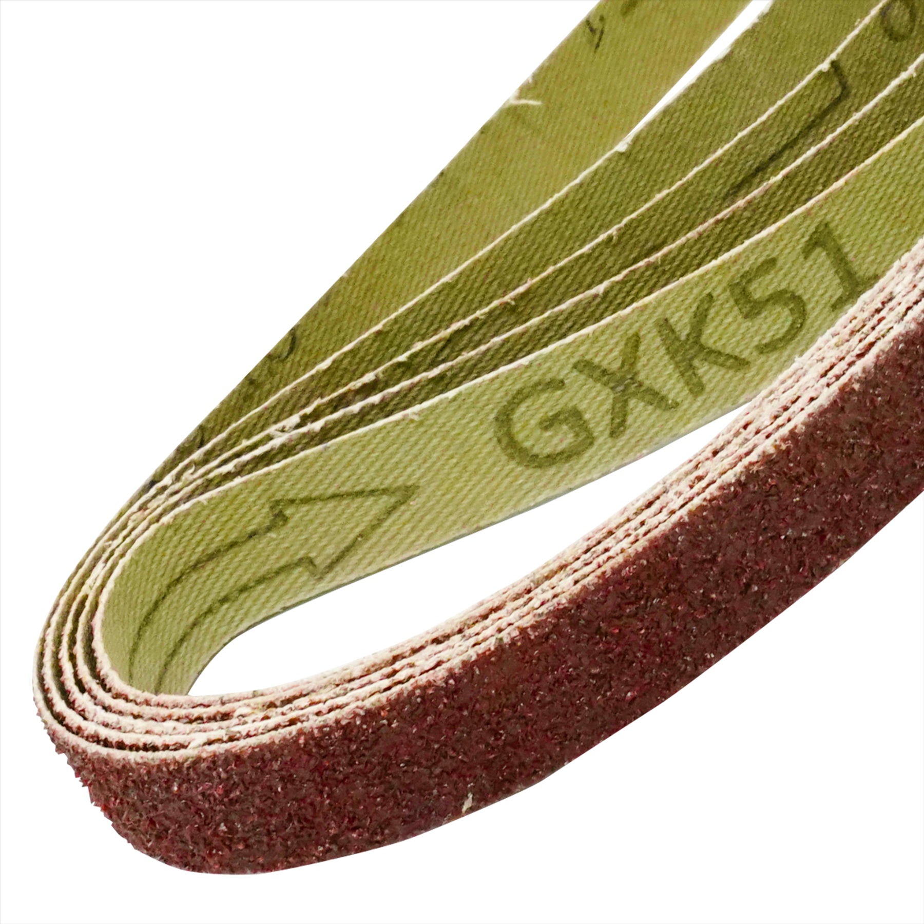 15 Powerfile Sanding Sander Belts 13mm x 457mm 80 Grit Coarse Finger Sander