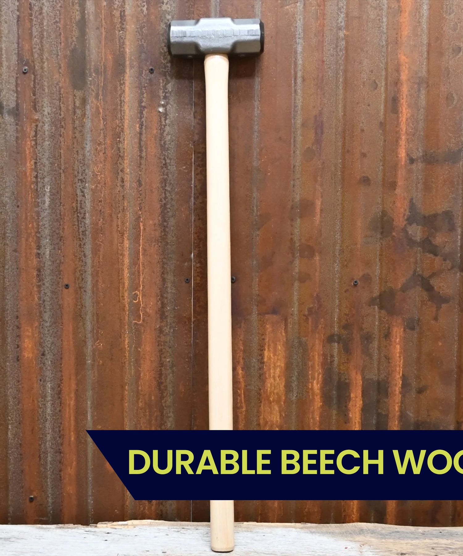 Hammer Handle Sledge Beech 700mm7Lb Heads Dapetz