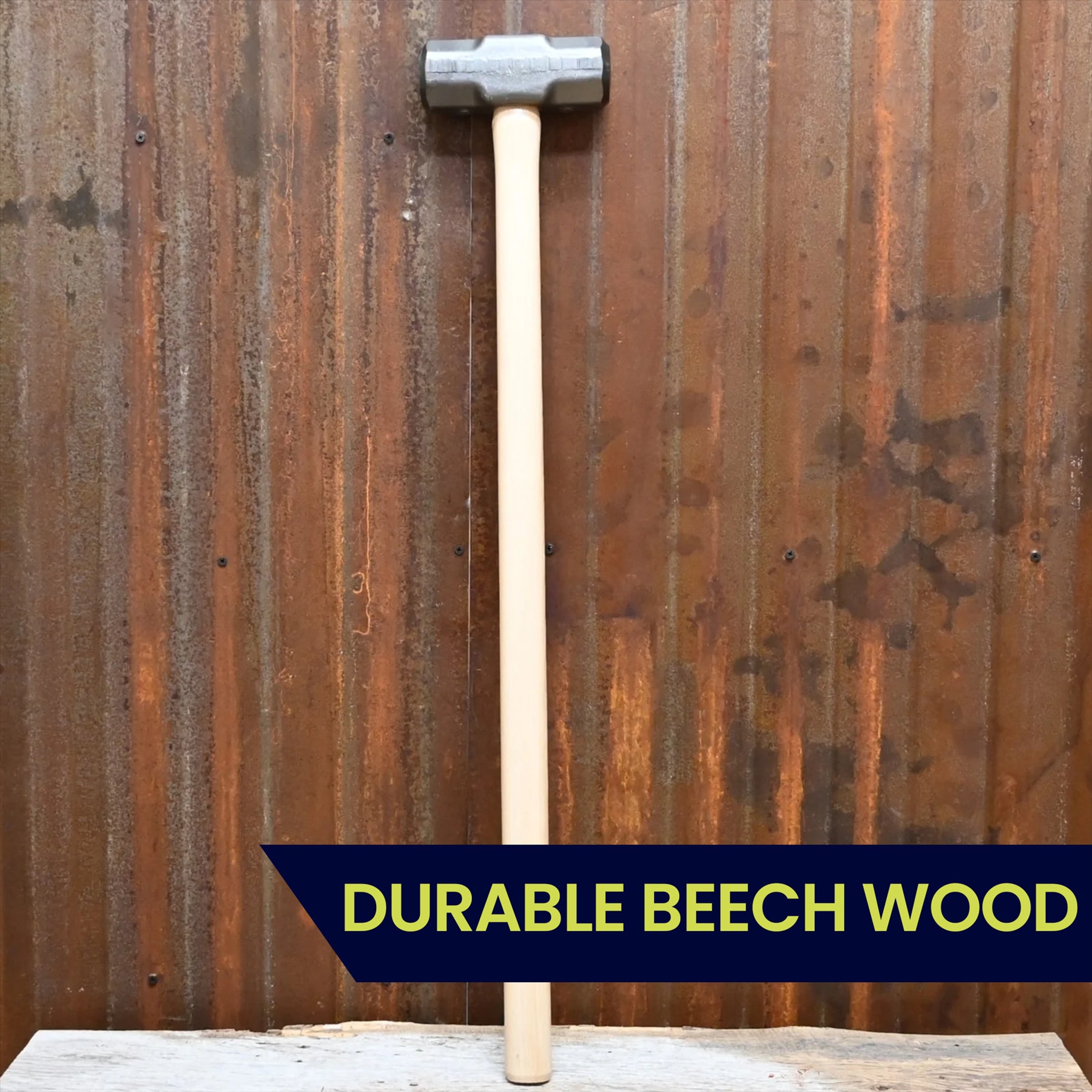 Hammer Handle Sledge Beech 700mm7Lb Heads Dapetz