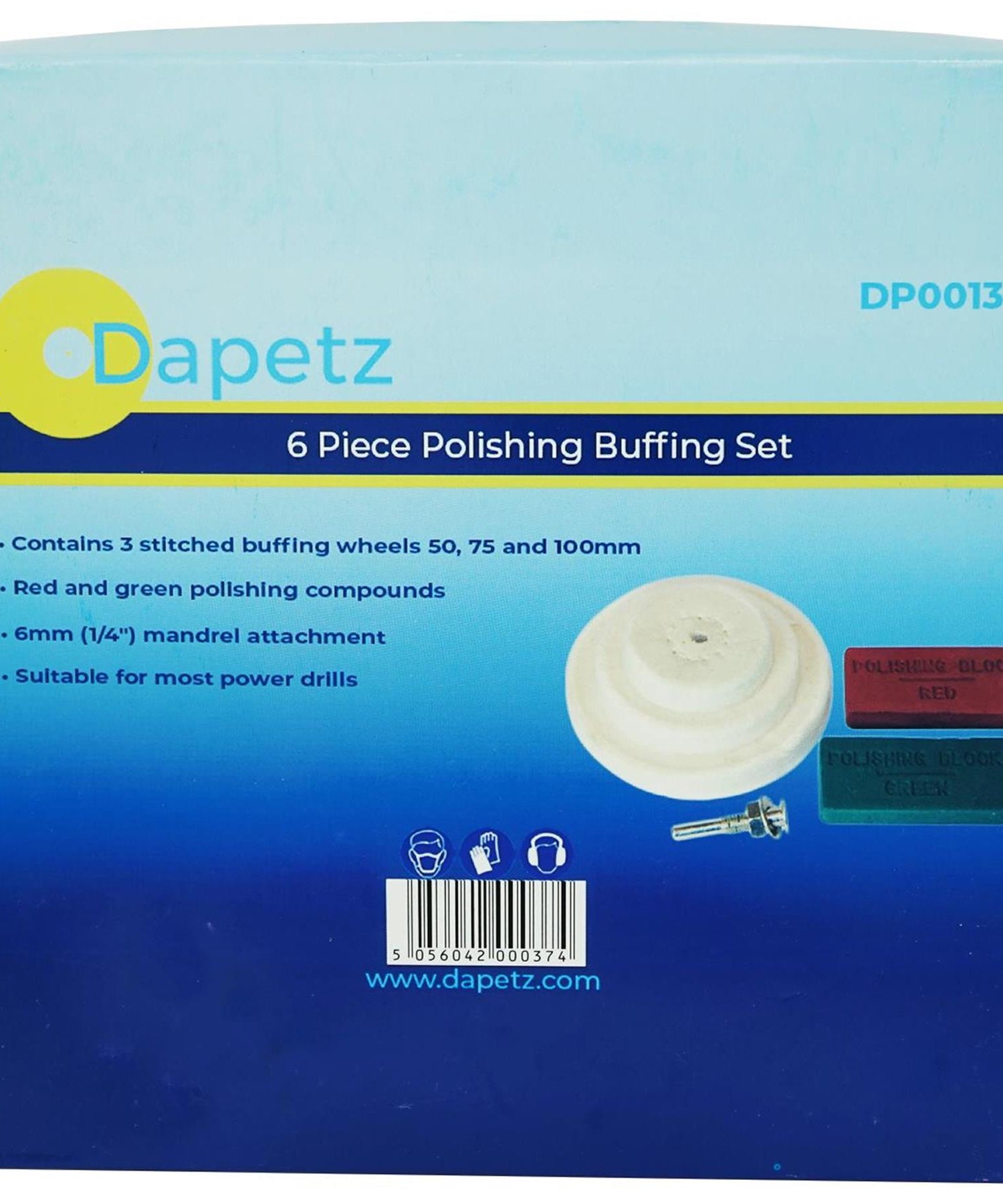 Quality 9Pc Polishing Kit Dome Goblet Cylinder Mop Buffing Wheel Compound By Dapetz
