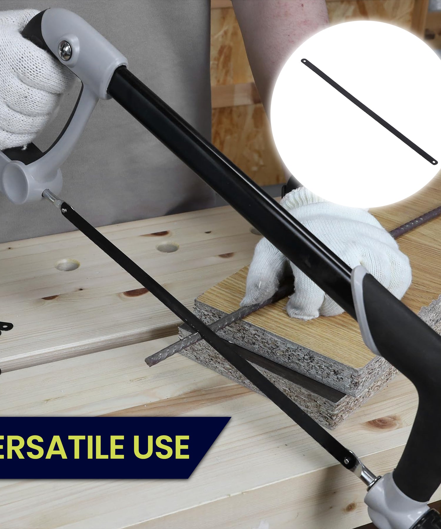 Hacksaw Blade 300mm 12" Heavy Duty Metal Cutting Shatter Proof Bi-Metal 24 TPI By Dapetz