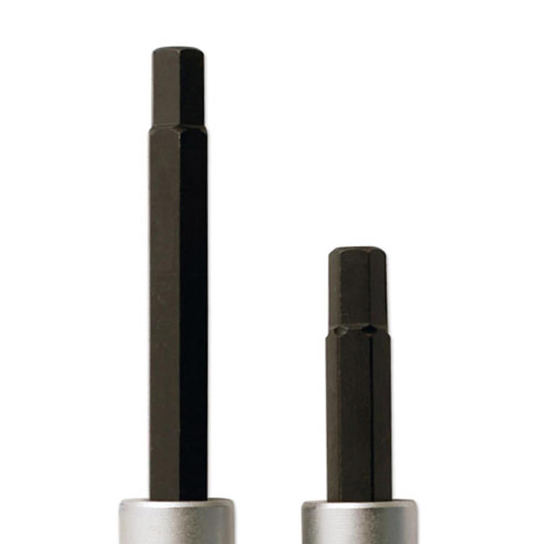 2pcs 3/8 inch Hex Shank Drill Bit Square Drive Socket Bit Set 7mm