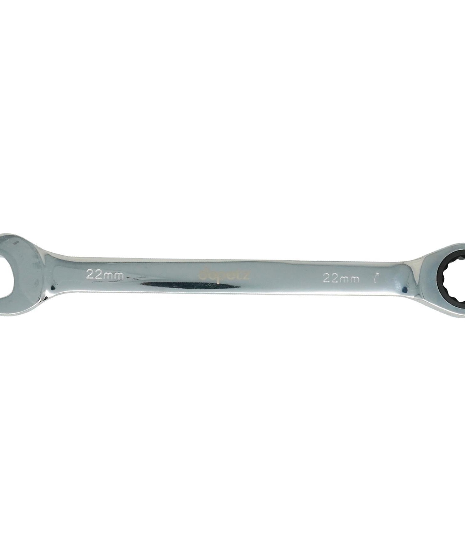 Fixed Head Ratchet Metric Spanner Open End Ring Combination 22mm
