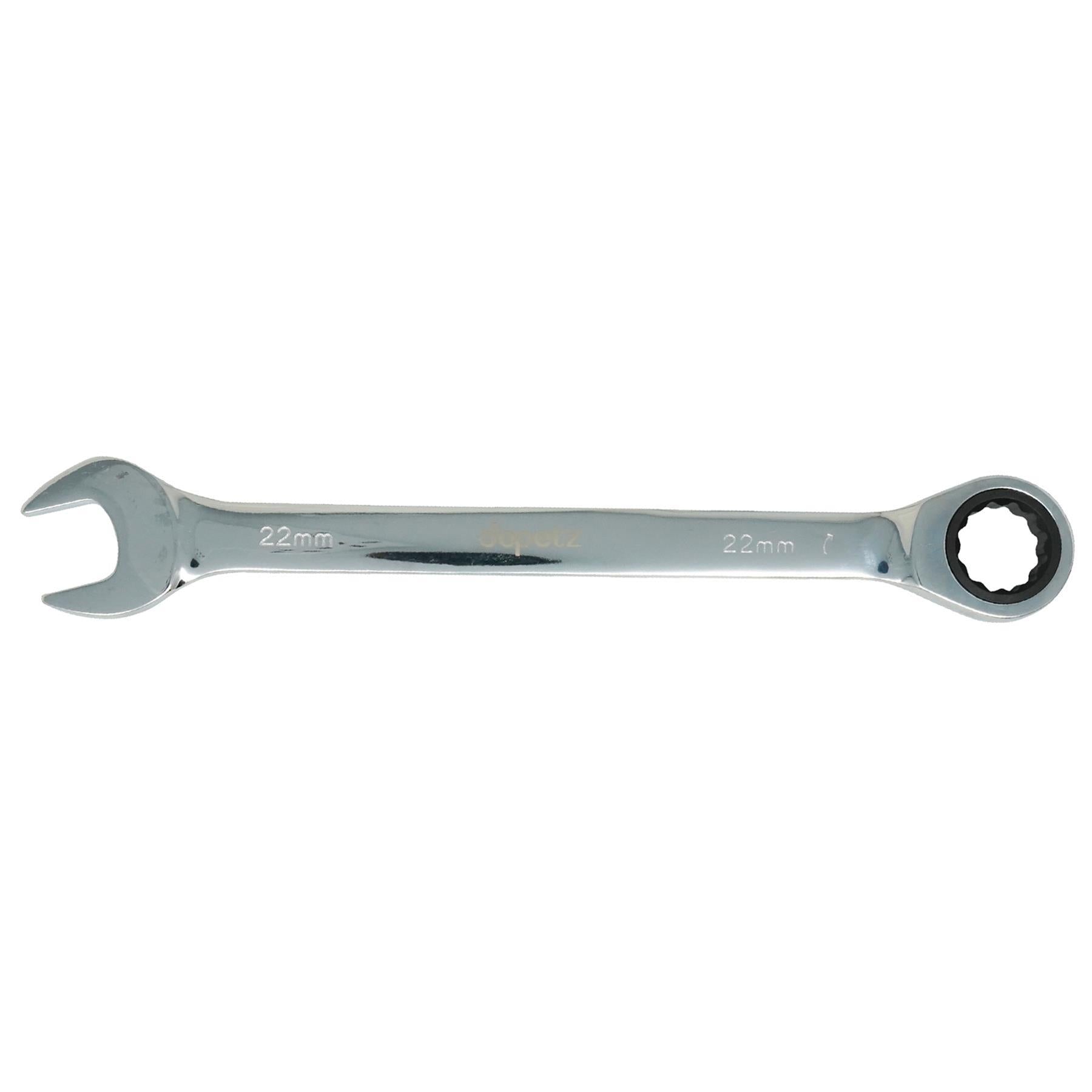 Fixed Head Ratchet Metric Spanner Open End Ring Combination 22mm
