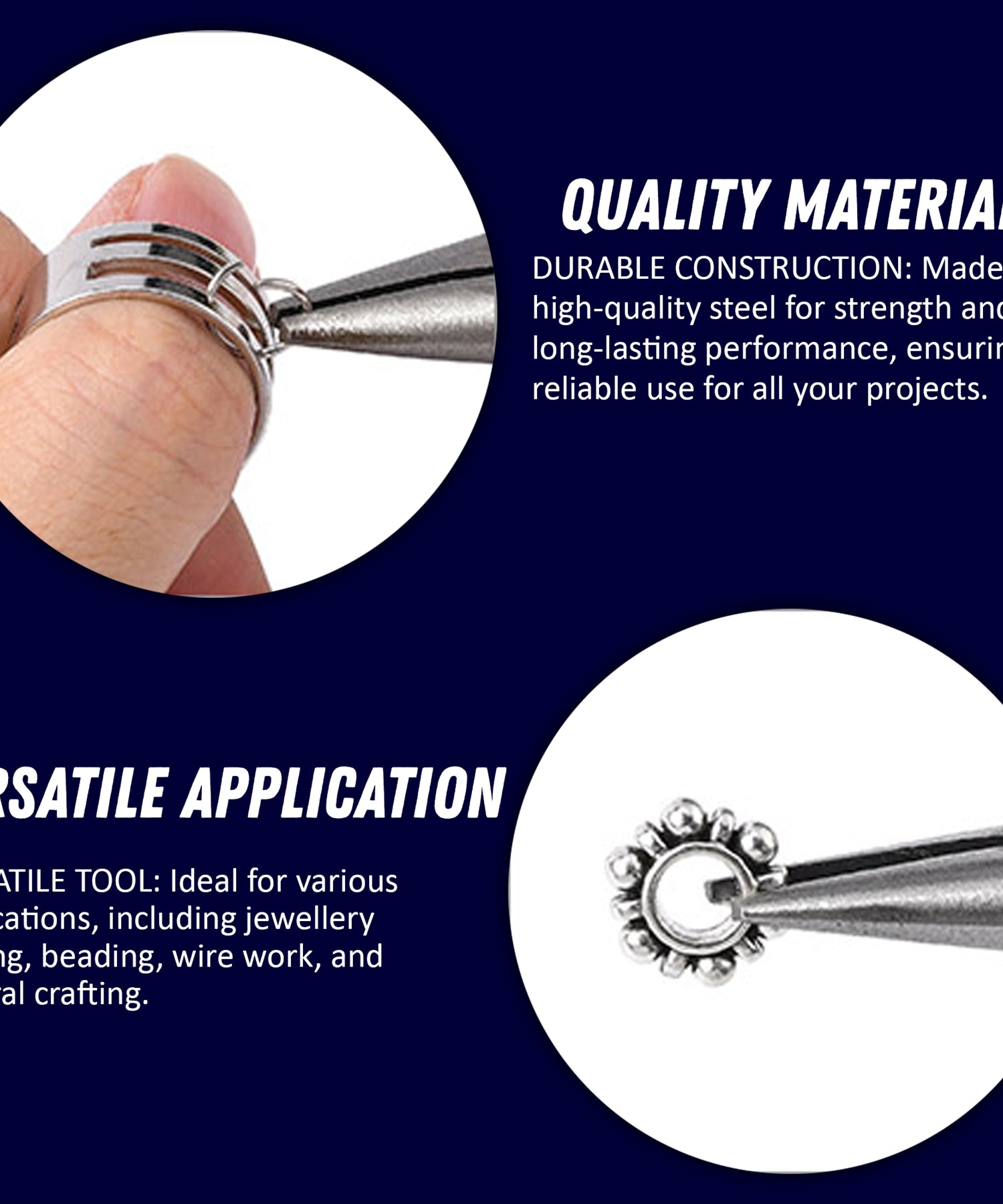 Dapetz Mini Long Nose Plier Small Micro Precision Jewelry Making Beading Hobby Craft DIY Tool