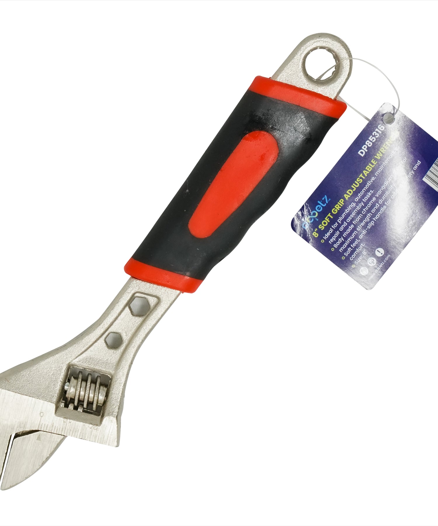 "8" Adjustable Spanner Wrench 200mm - Versatile Hand Tool for DIY & Plumbing