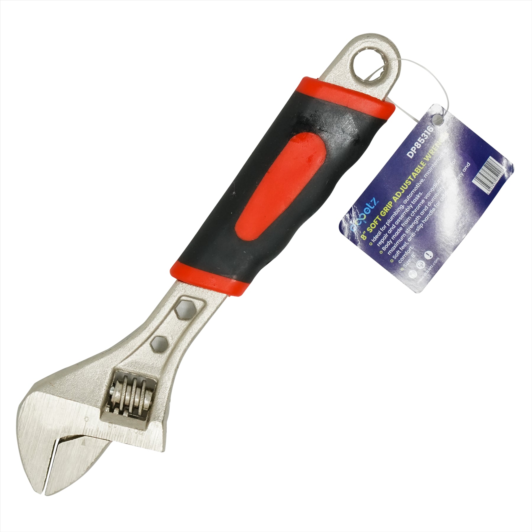 "8" Adjustable Spanner Wrench 200mm - Versatile Hand Tool for DIY & Plumbing