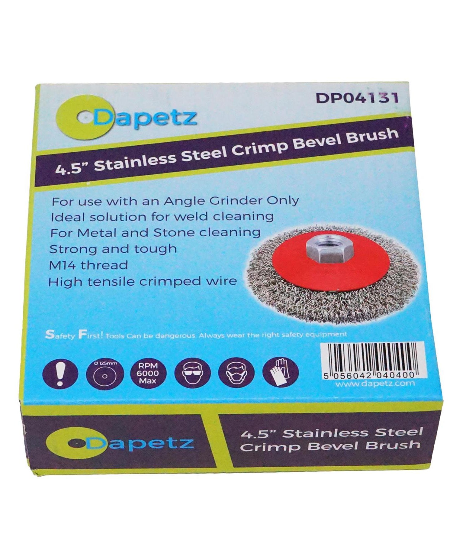 100mm Rotary Steel Wire Brush Wheel Cup Angle Grinder M14x2 By Dapetz