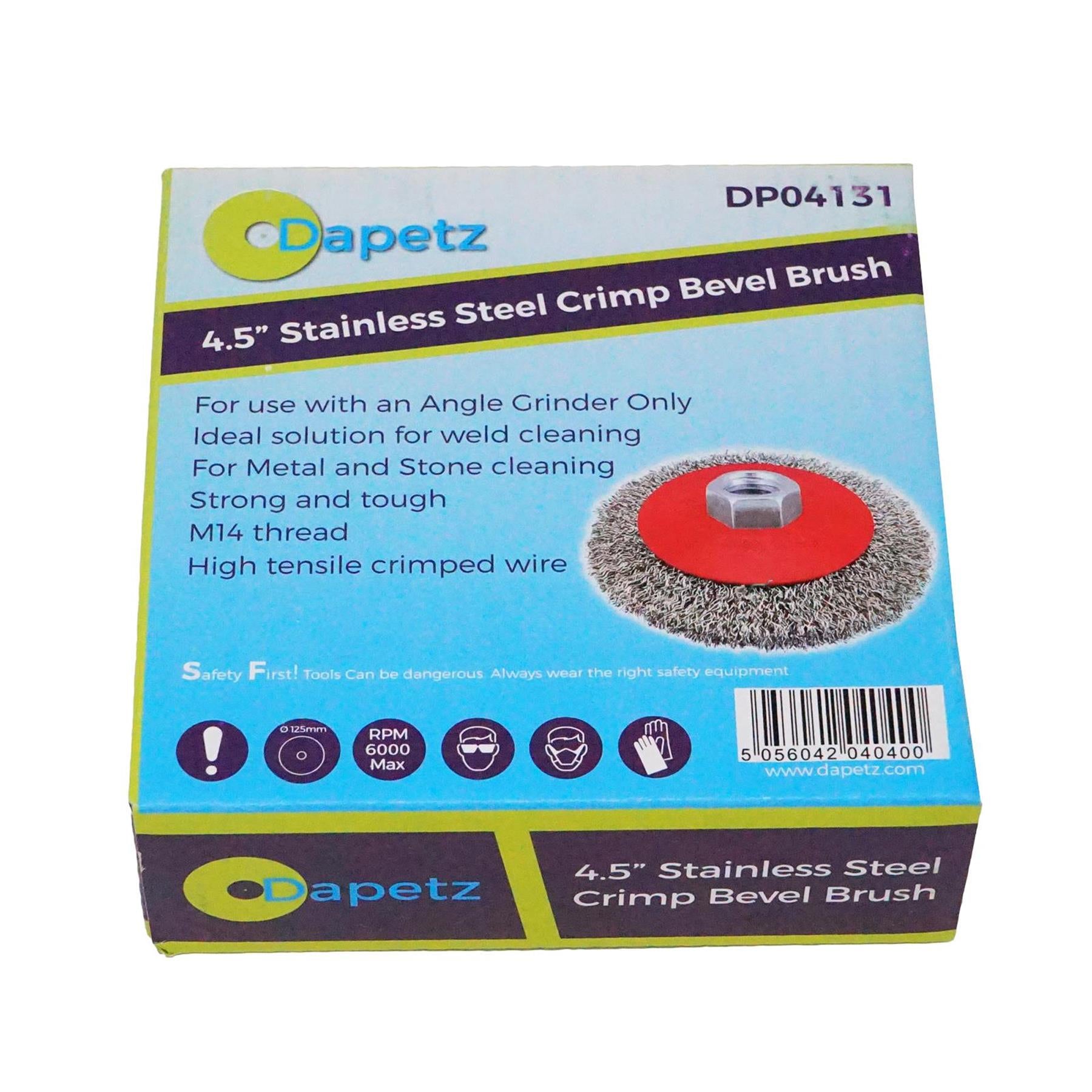 100mm Rotary Steel Wire Brush Wheel Cup Angle Grinder M14x2 By Dapetz