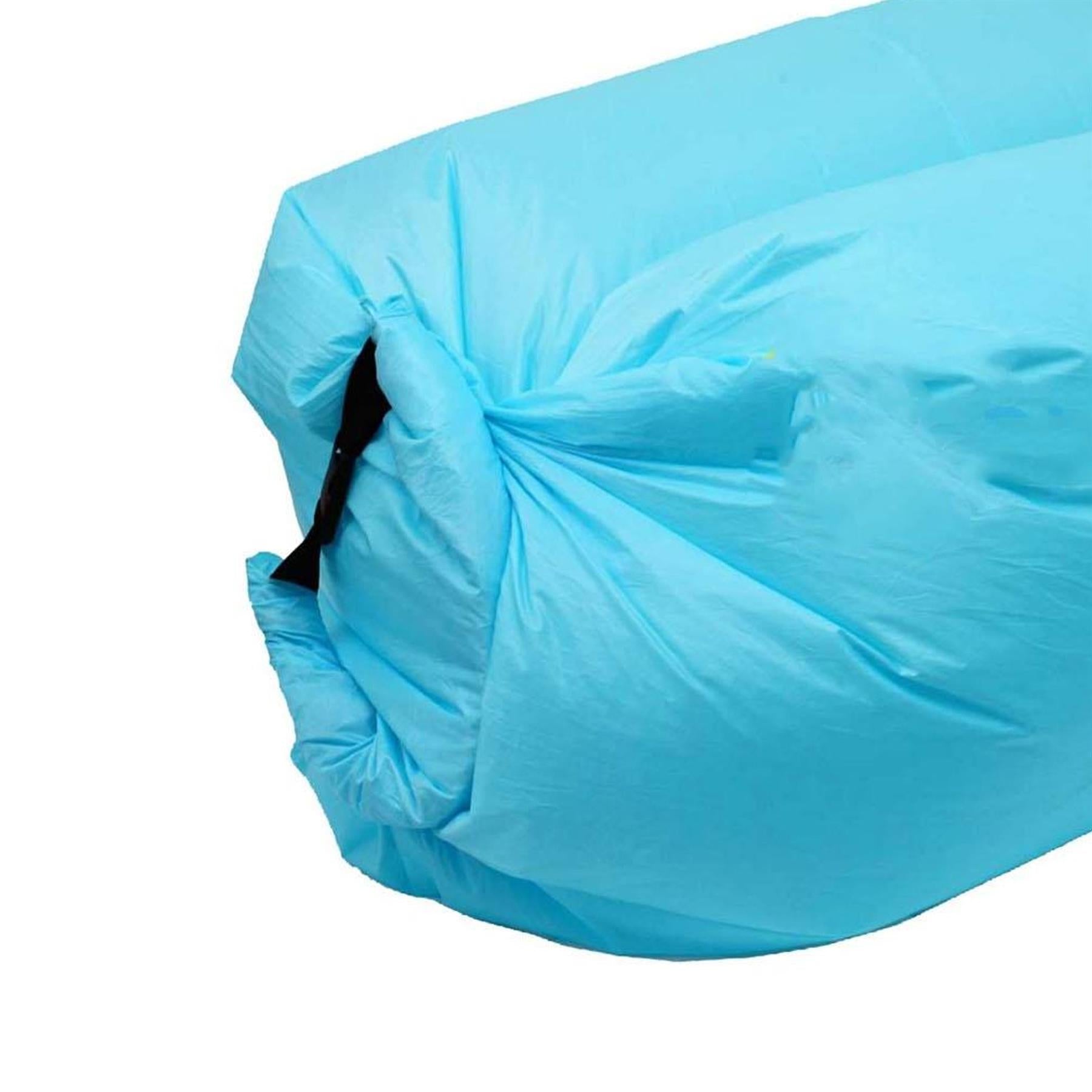 Inflatable Blow Up Lounger Outdoor Chair Bed Travel Sofa Sack Hangout Camping By Dapetz