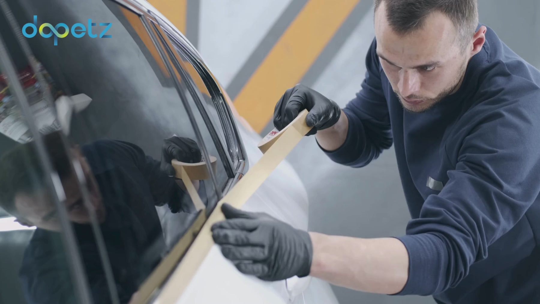 DIY Normal Masking Tape Indoor & Outdoor Painting Decorating 50mm x 50m by Dapetz (3 Pack)